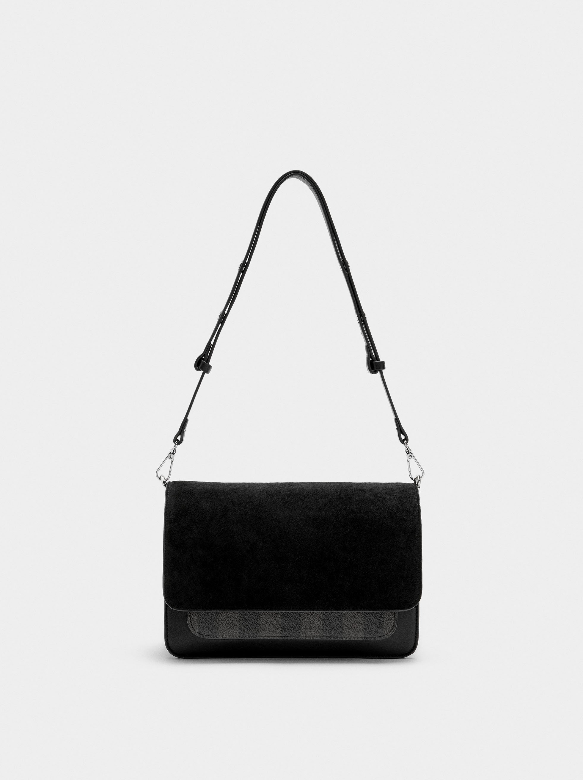 Bolso bandolera con solapa image number 0.0