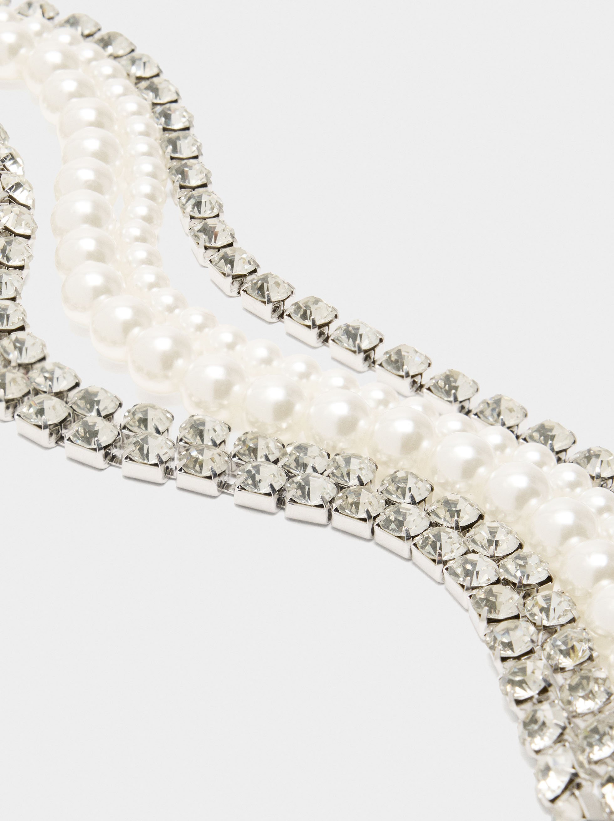 Multicolour with pearls and crystals image number 1.0