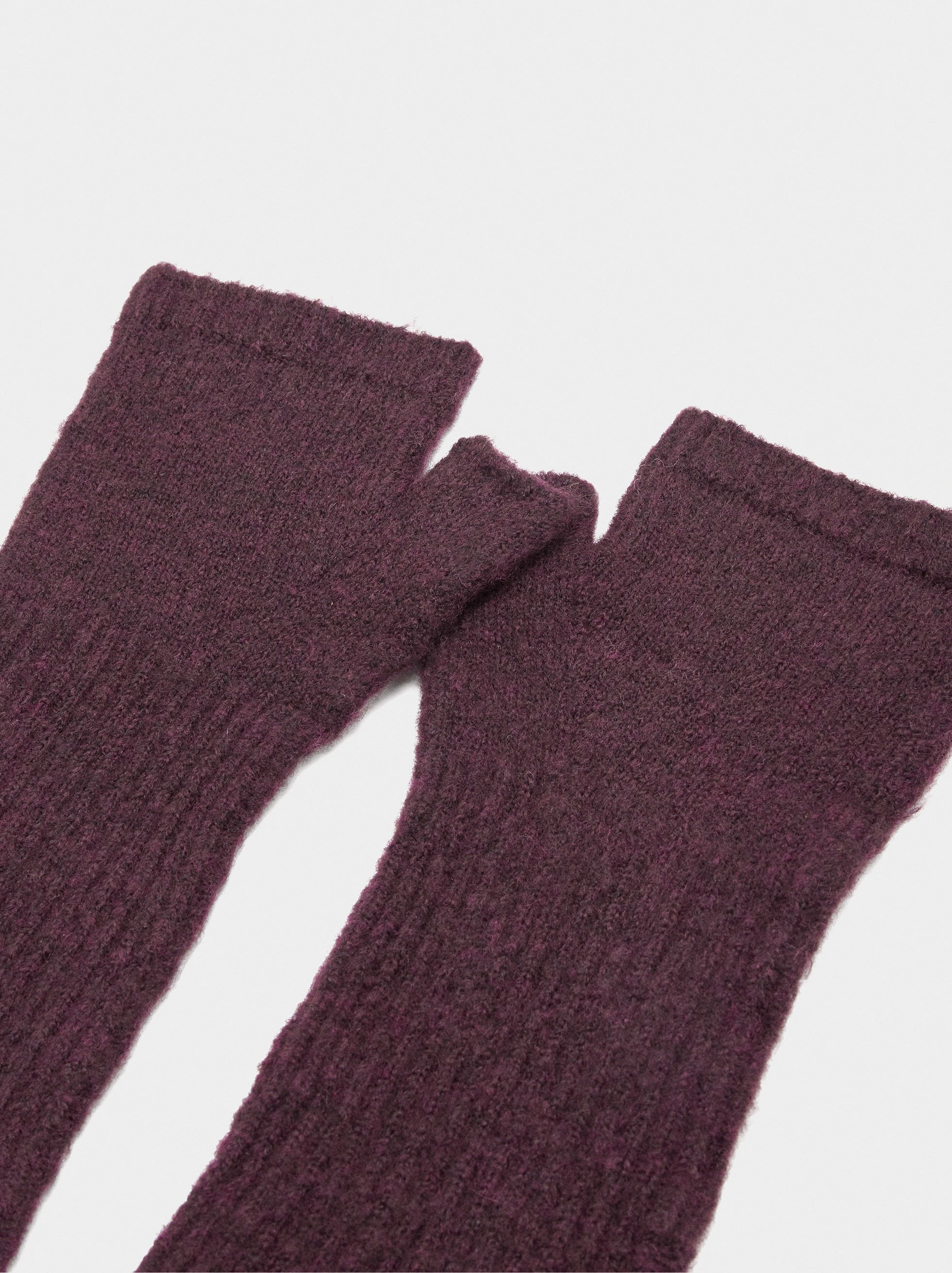 Gants mitaines en maille image number 3.0