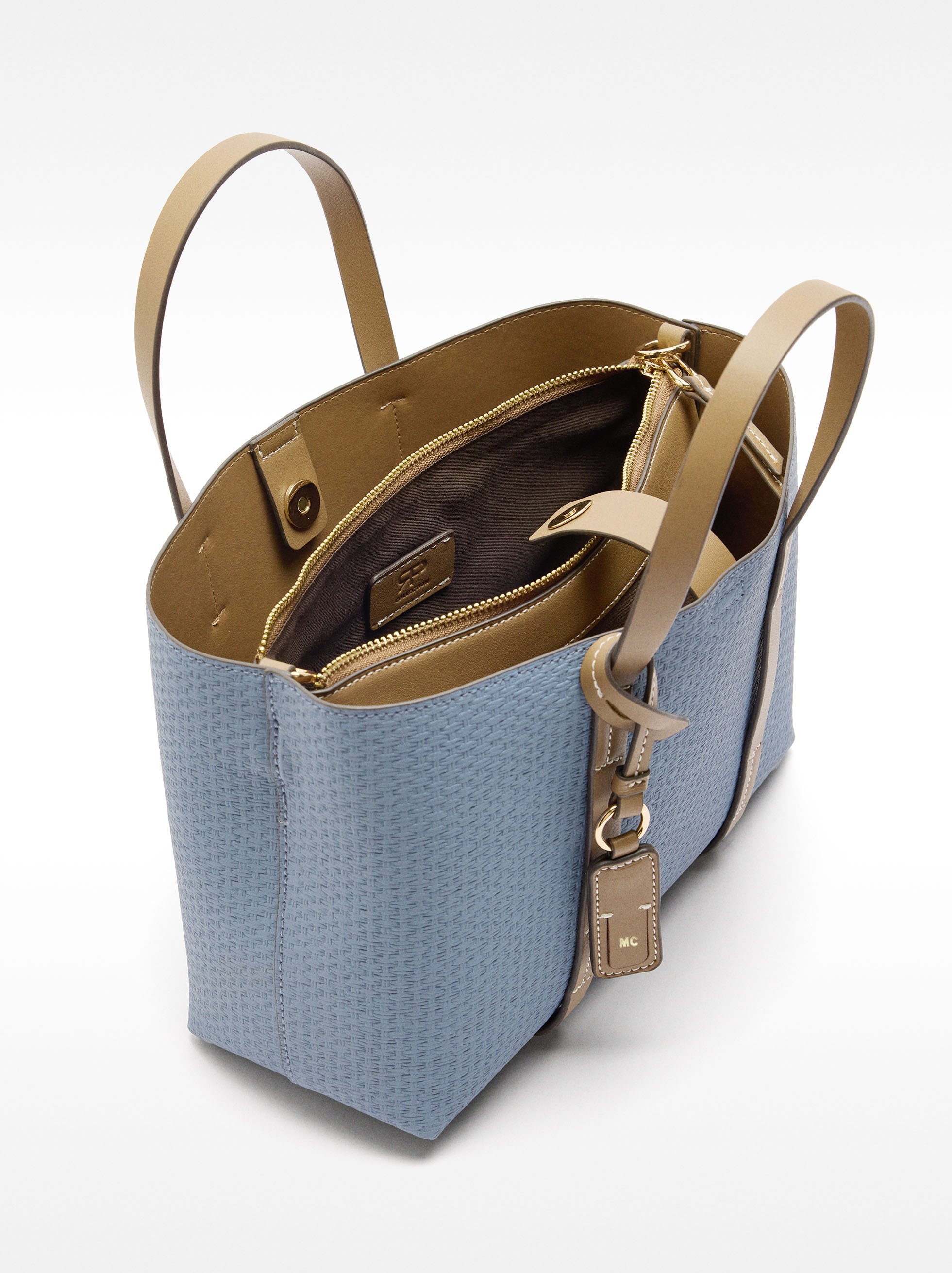 Mala tote com textura image number 5.0