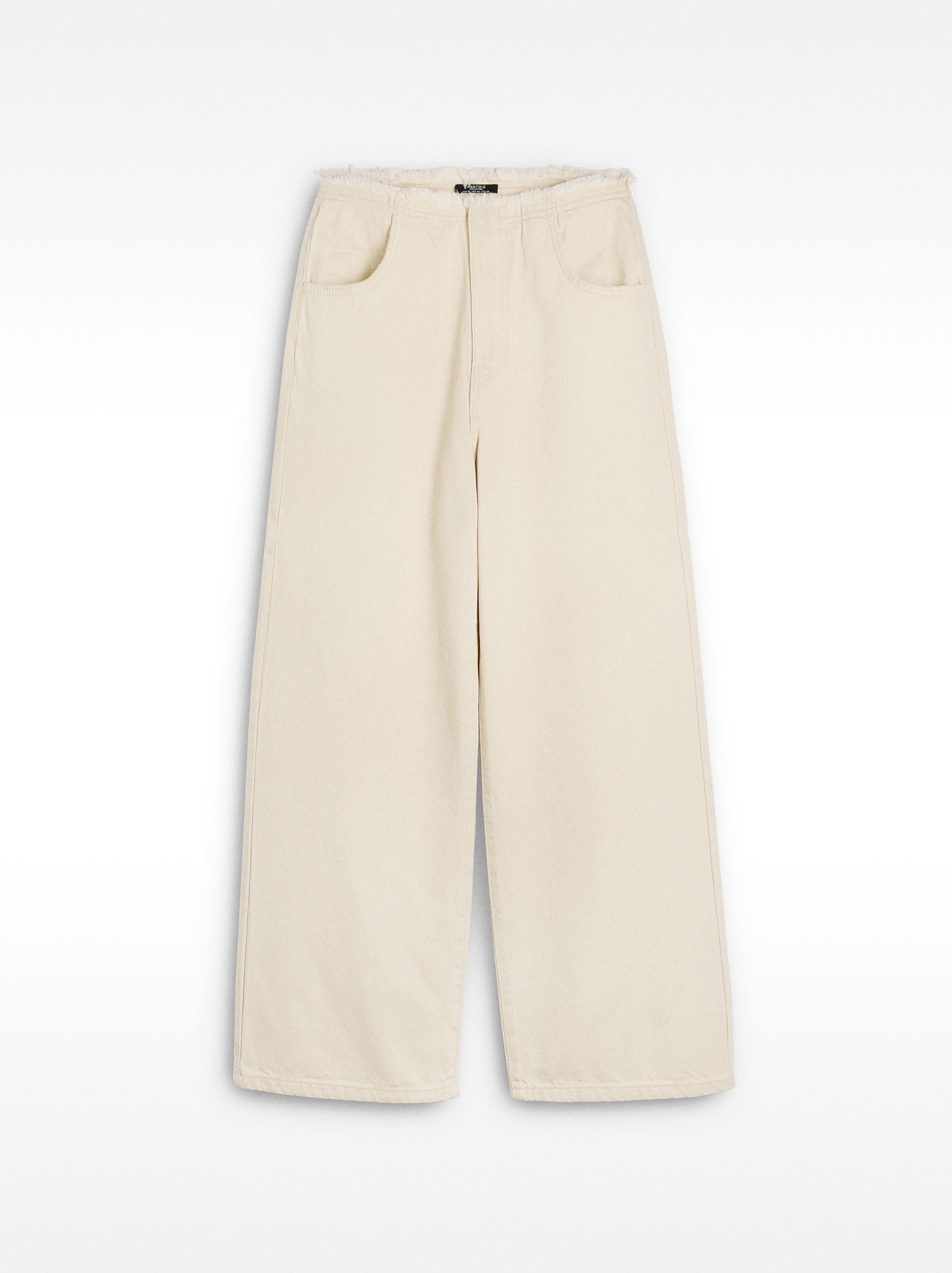 100% cotton denim trousers image number 5.0