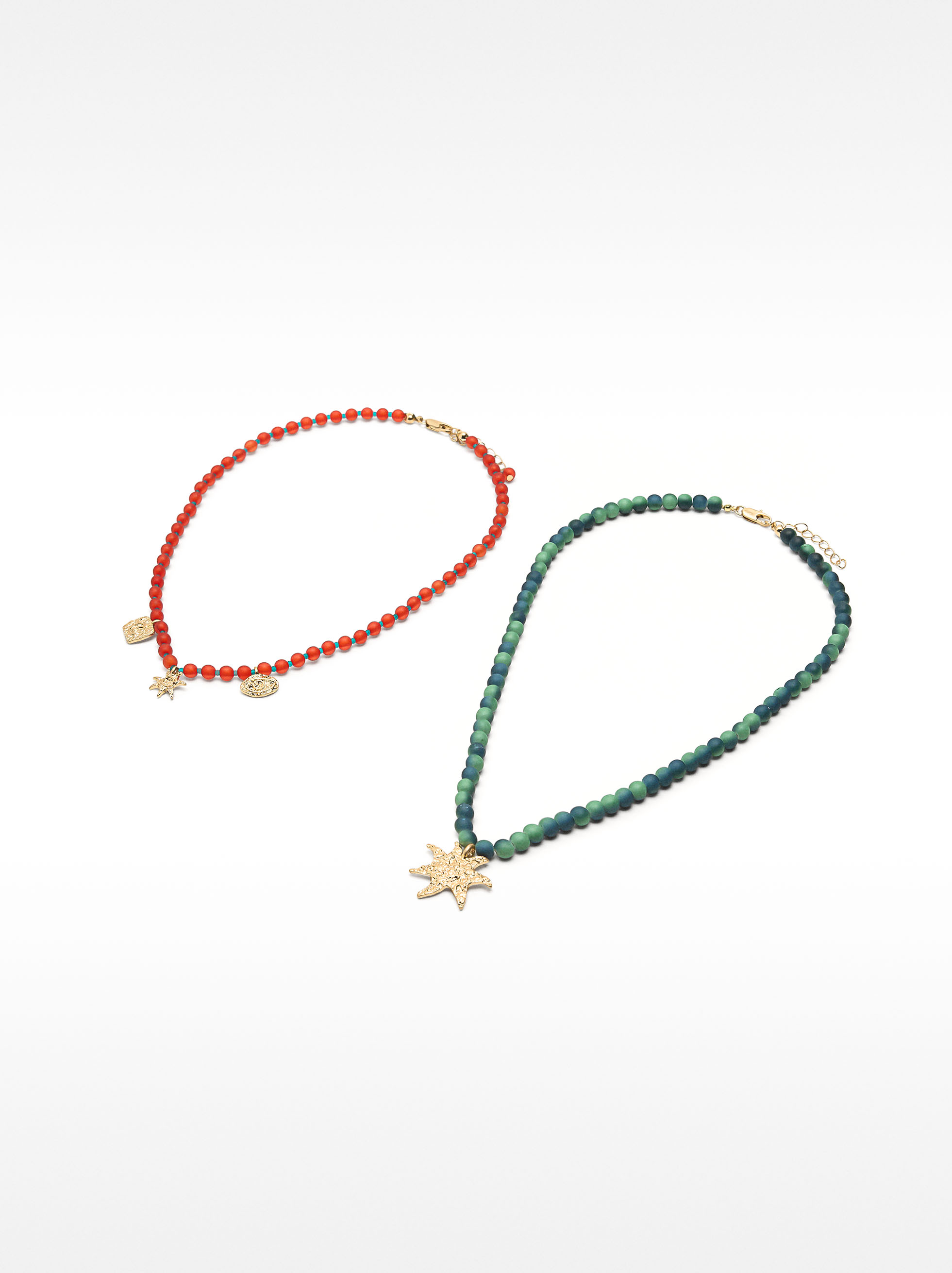 Set of beaded necklaces image number 2.0