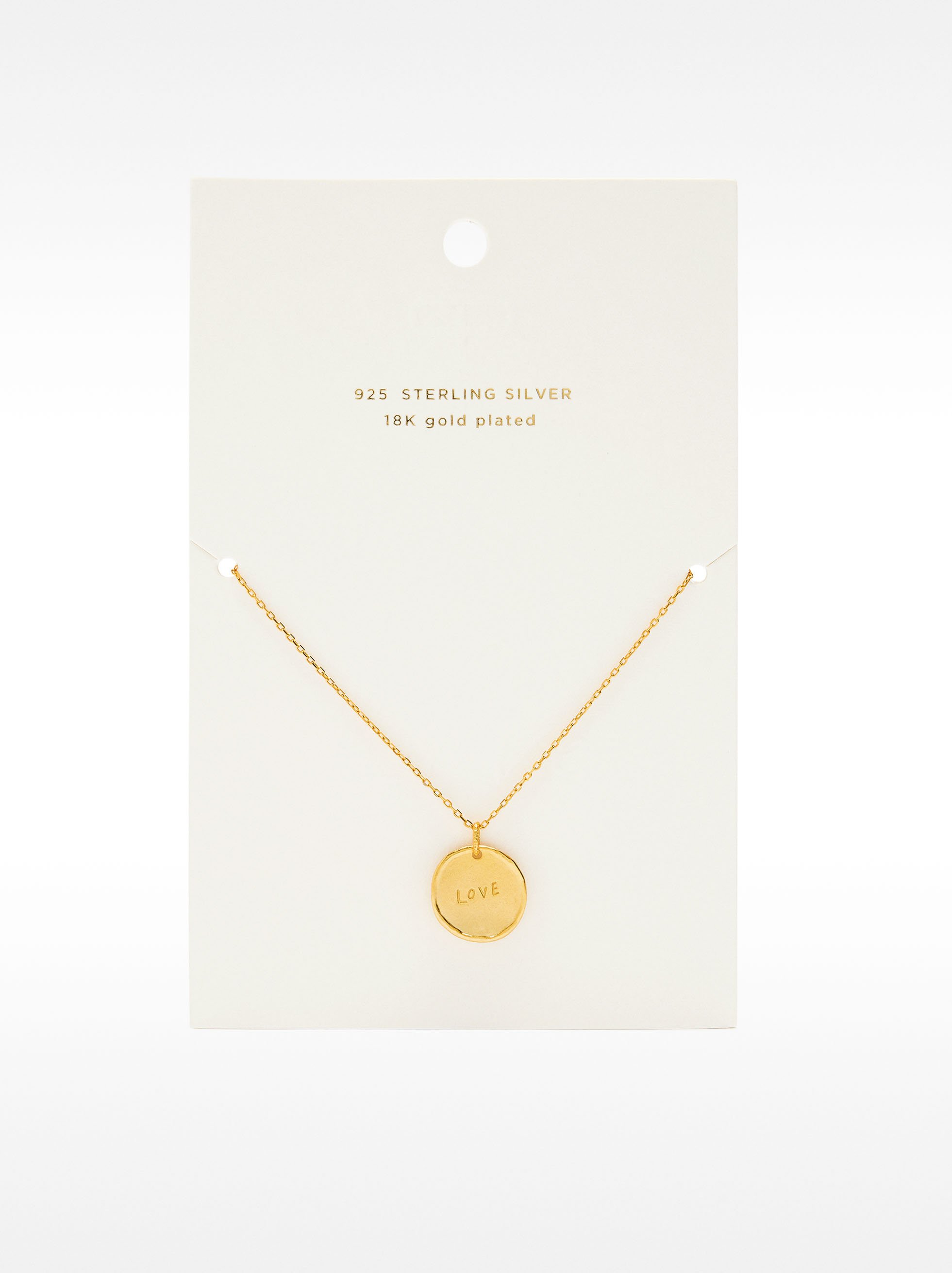 Necklace with medal - 925 sterling silver image number 4.0