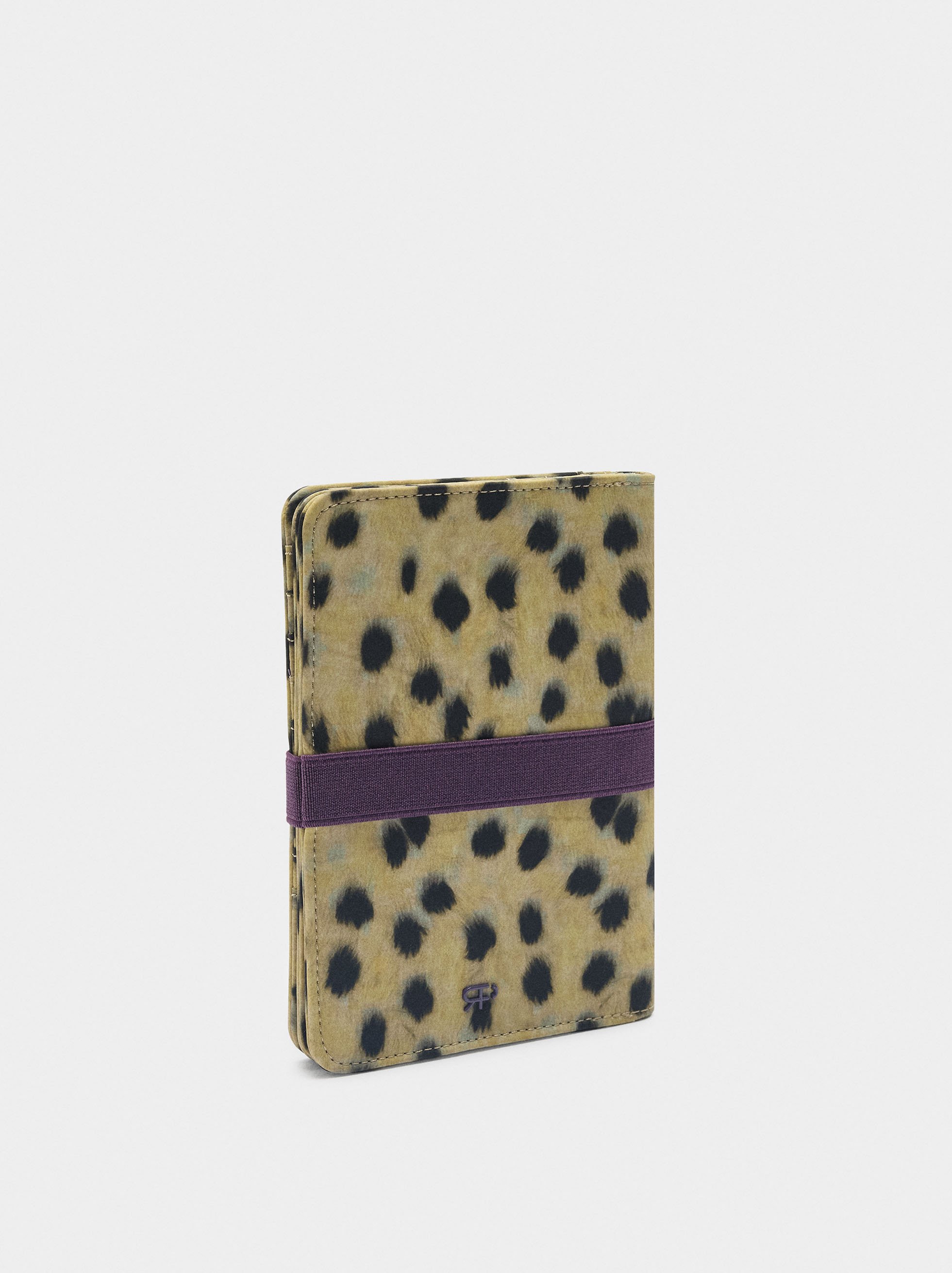 Animal printed nylon passport cover image number 2.0