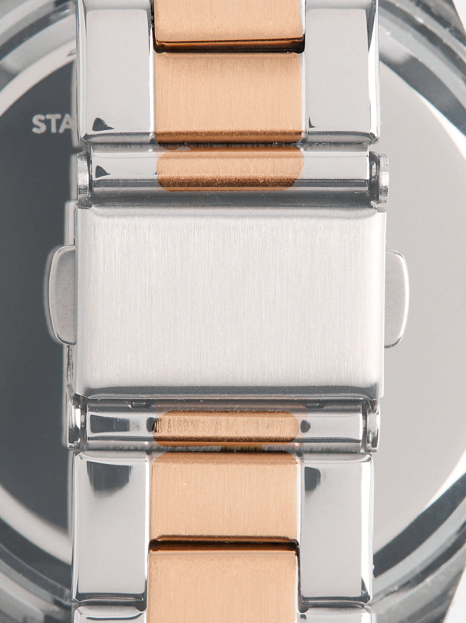 Reloj de pulsera de acero inoxidable bicolor image number 4.0