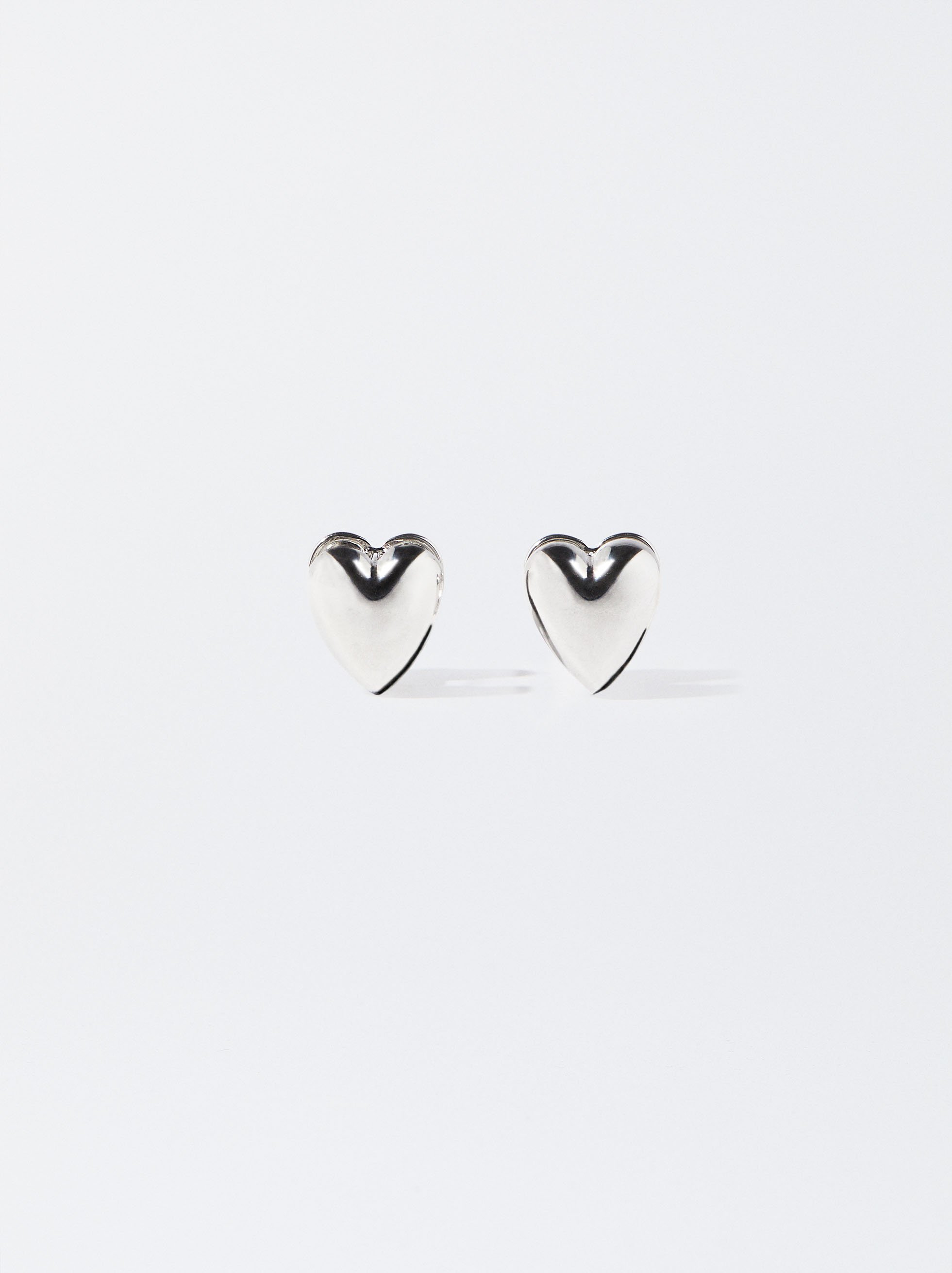 Small Heart Studs Niobium Post Earrings | Nonita Jewelry