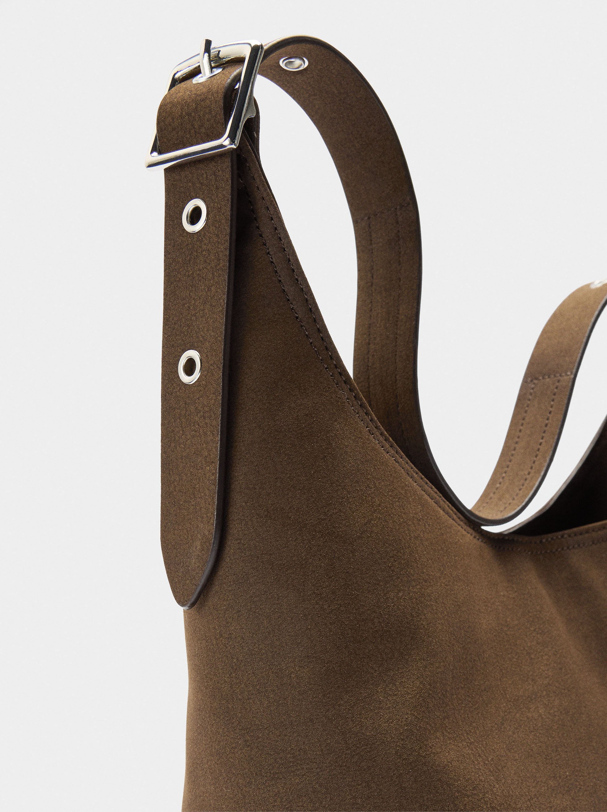 Sac à épaule avec effet cuir image number 2.0