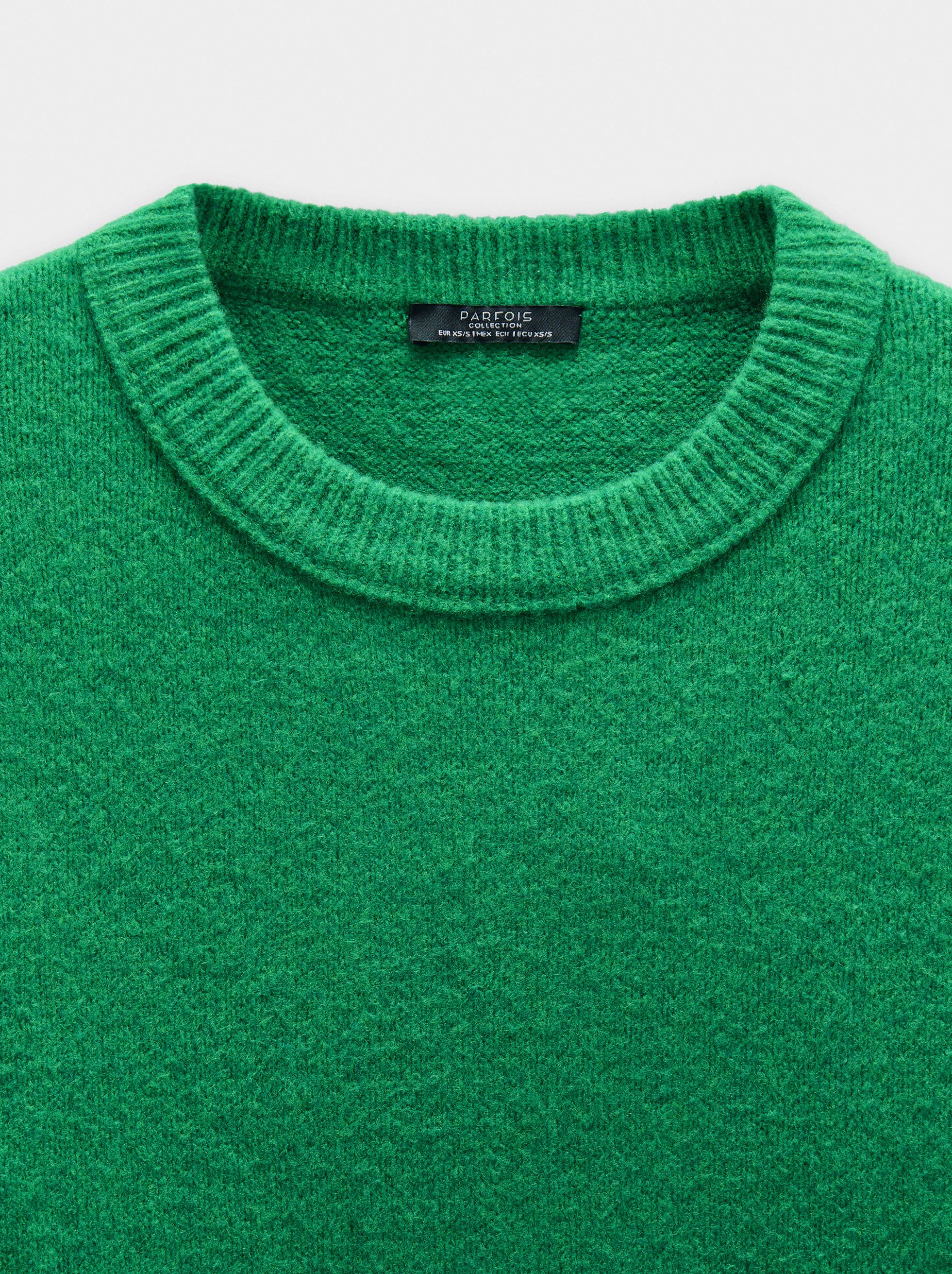 Plain knit sweater image number 5.0