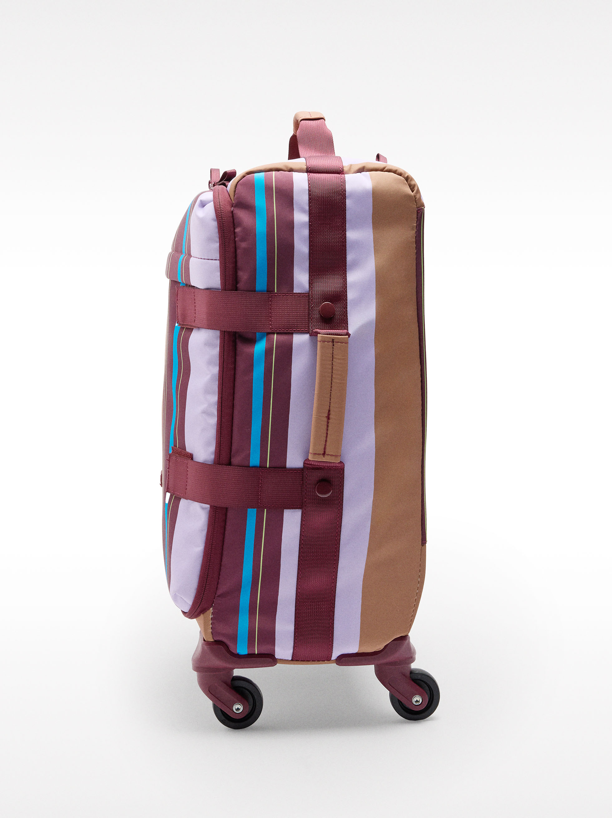 Striped nylon trolley image number 2.0
