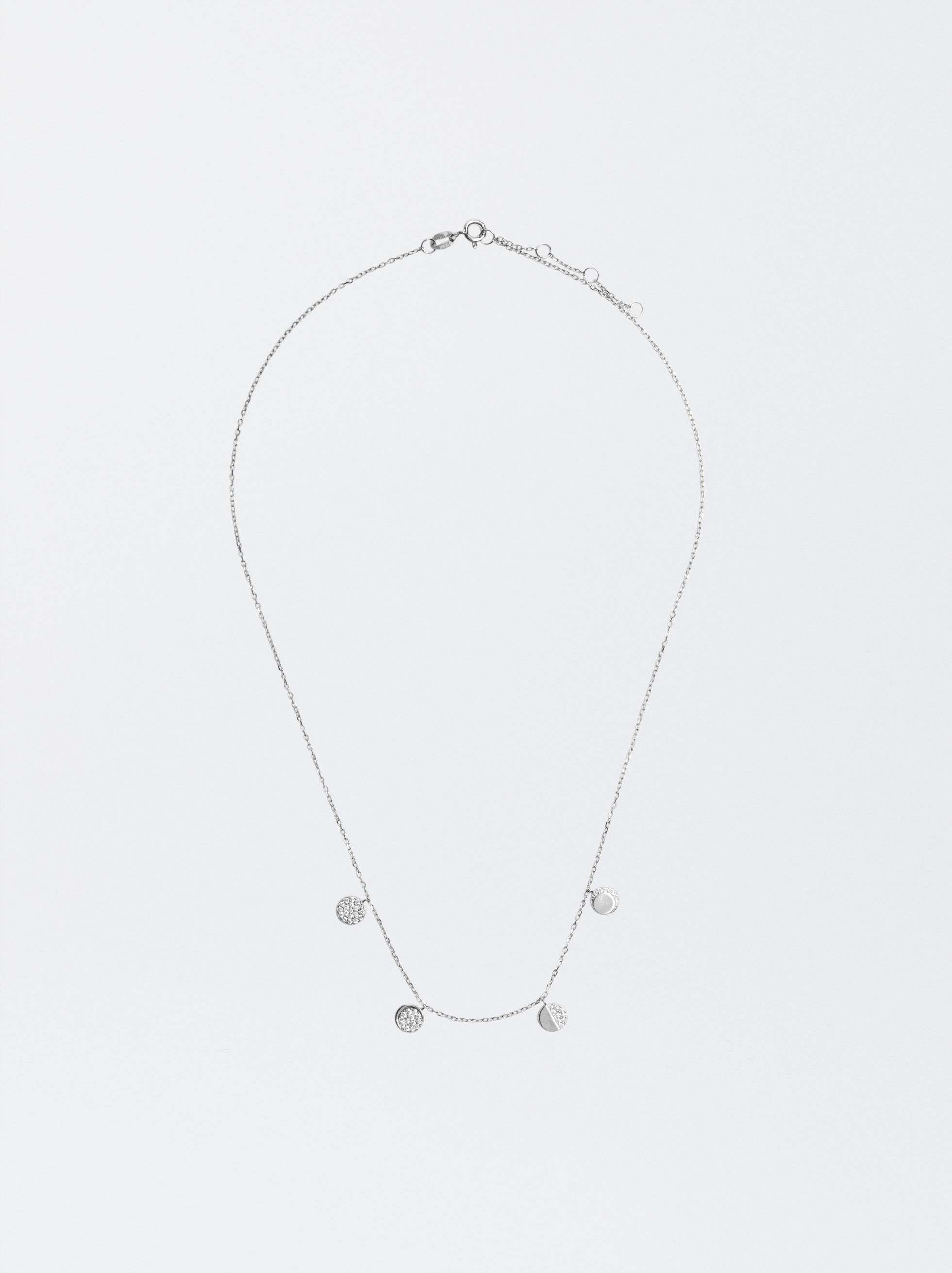925 silver necklace with zirconia image number 0.0