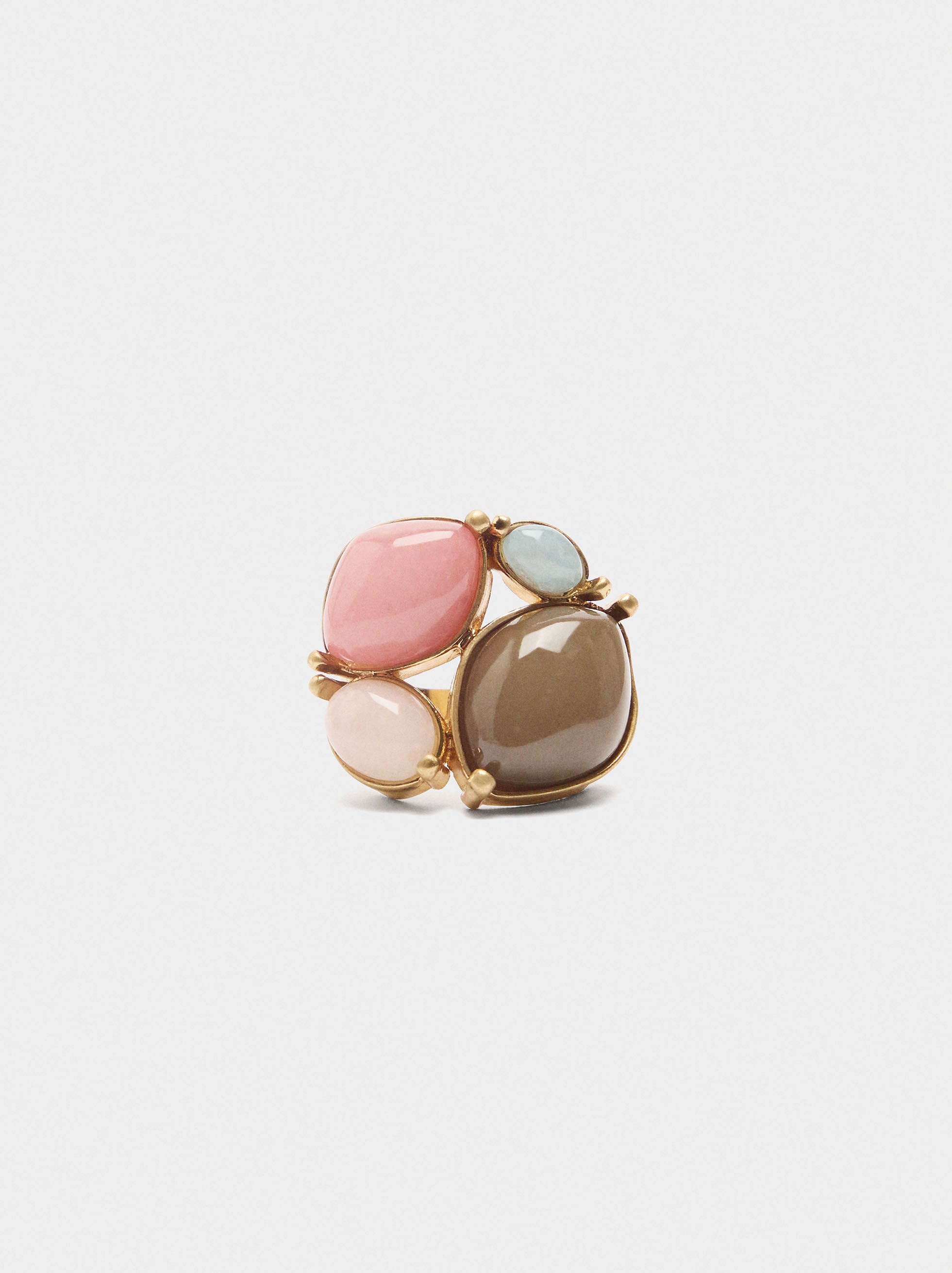 Ring with multicolor stones image number 0.0
