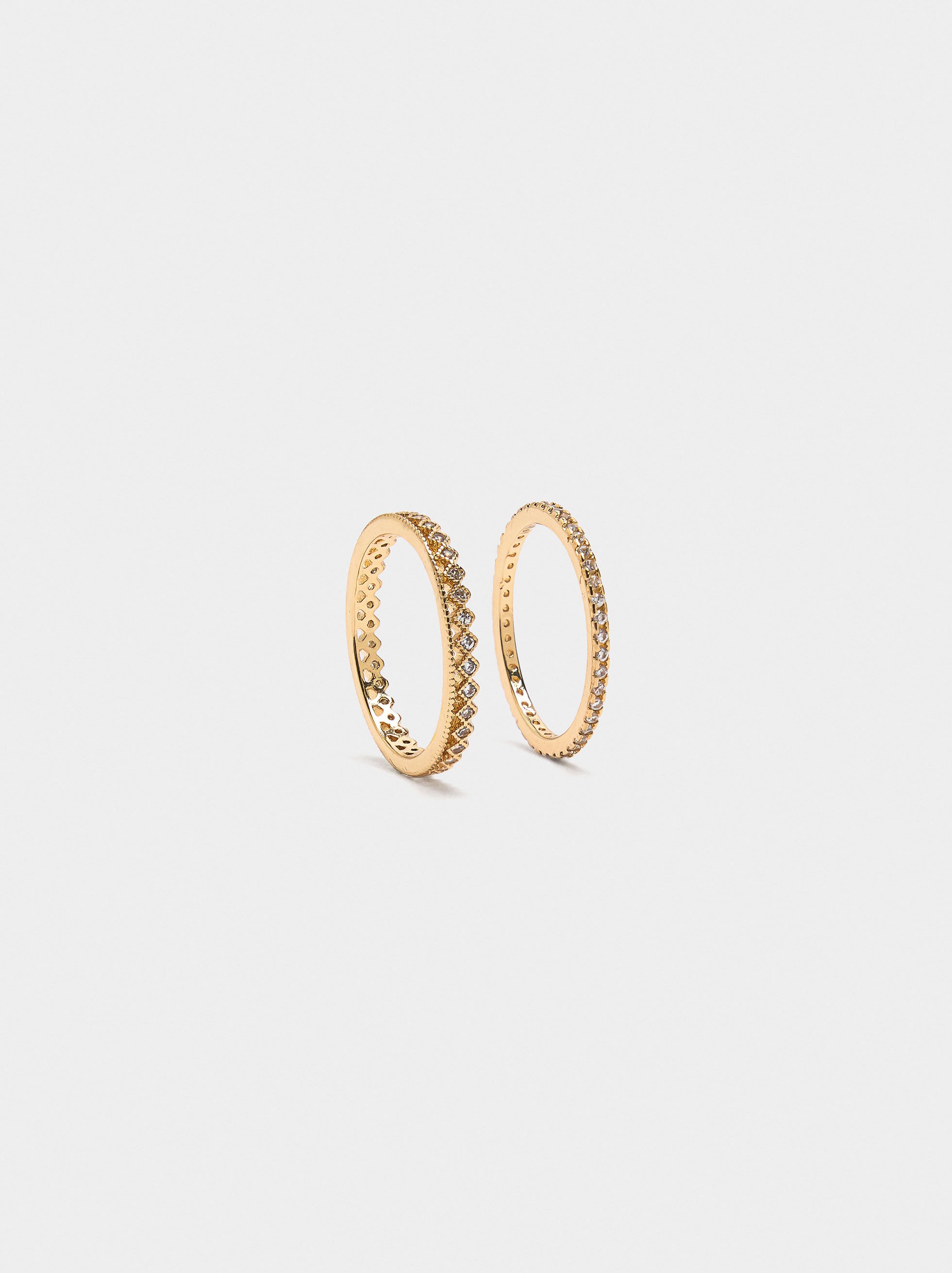 Set of rings with zirconia image number 2.0