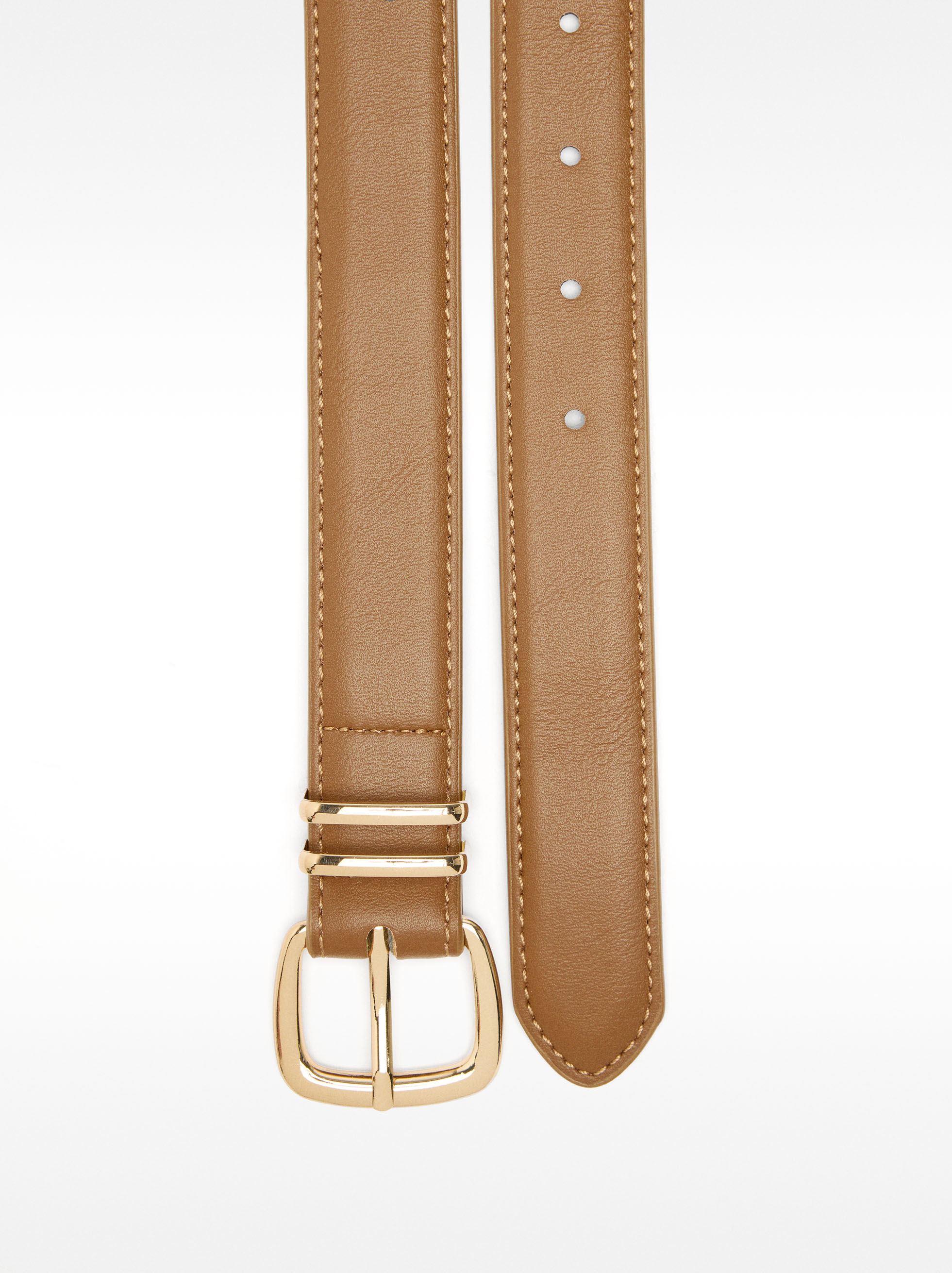 Plain belt with buckle image number 2.0