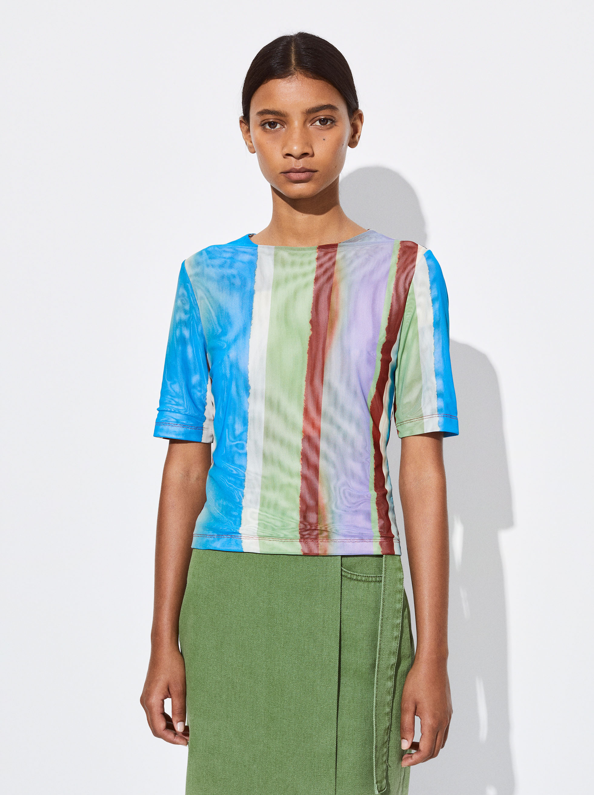 Robe rayée best sale multicolore