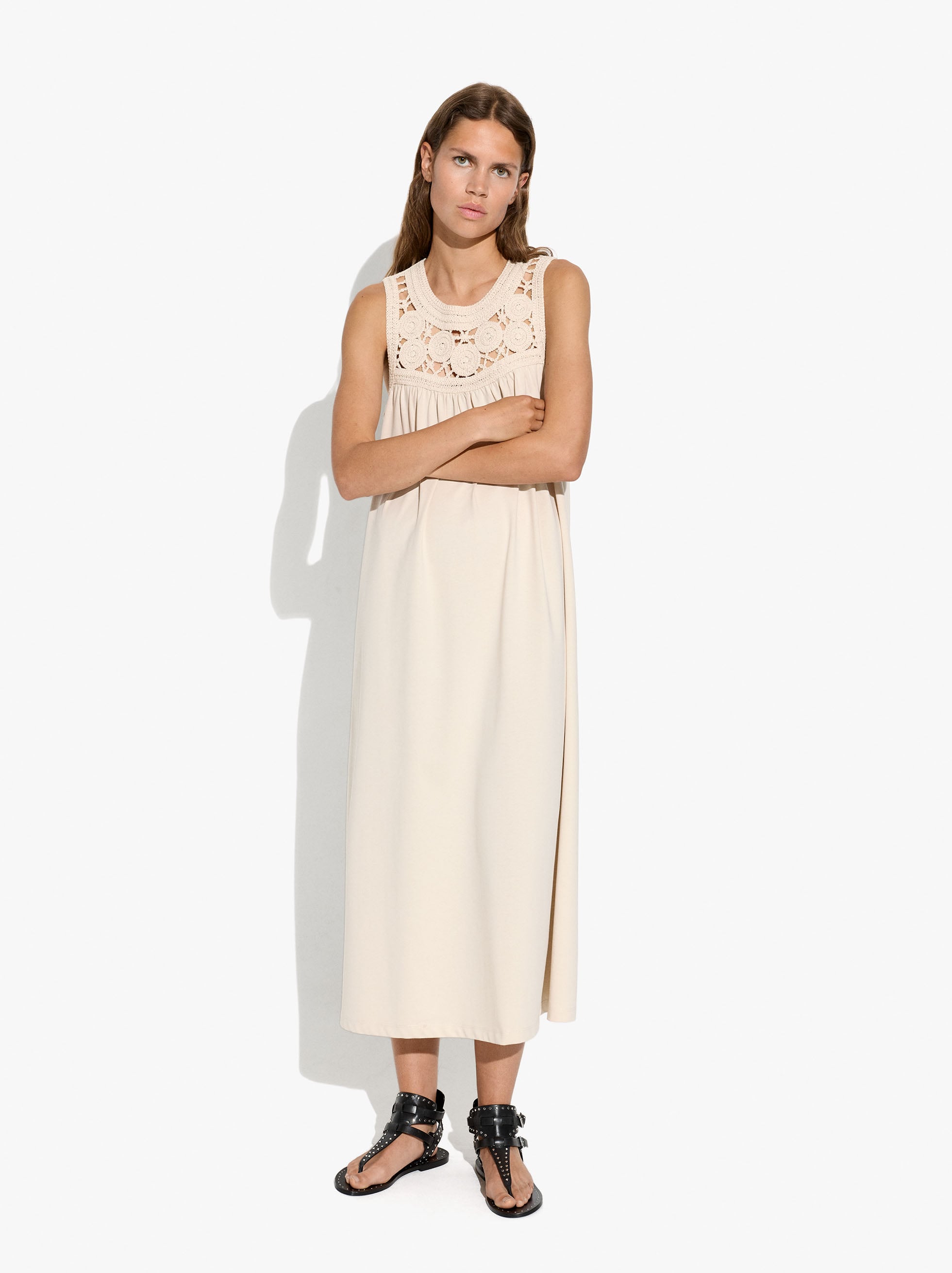 H&auml;kelkleid aus Baumwolle image number 1.0