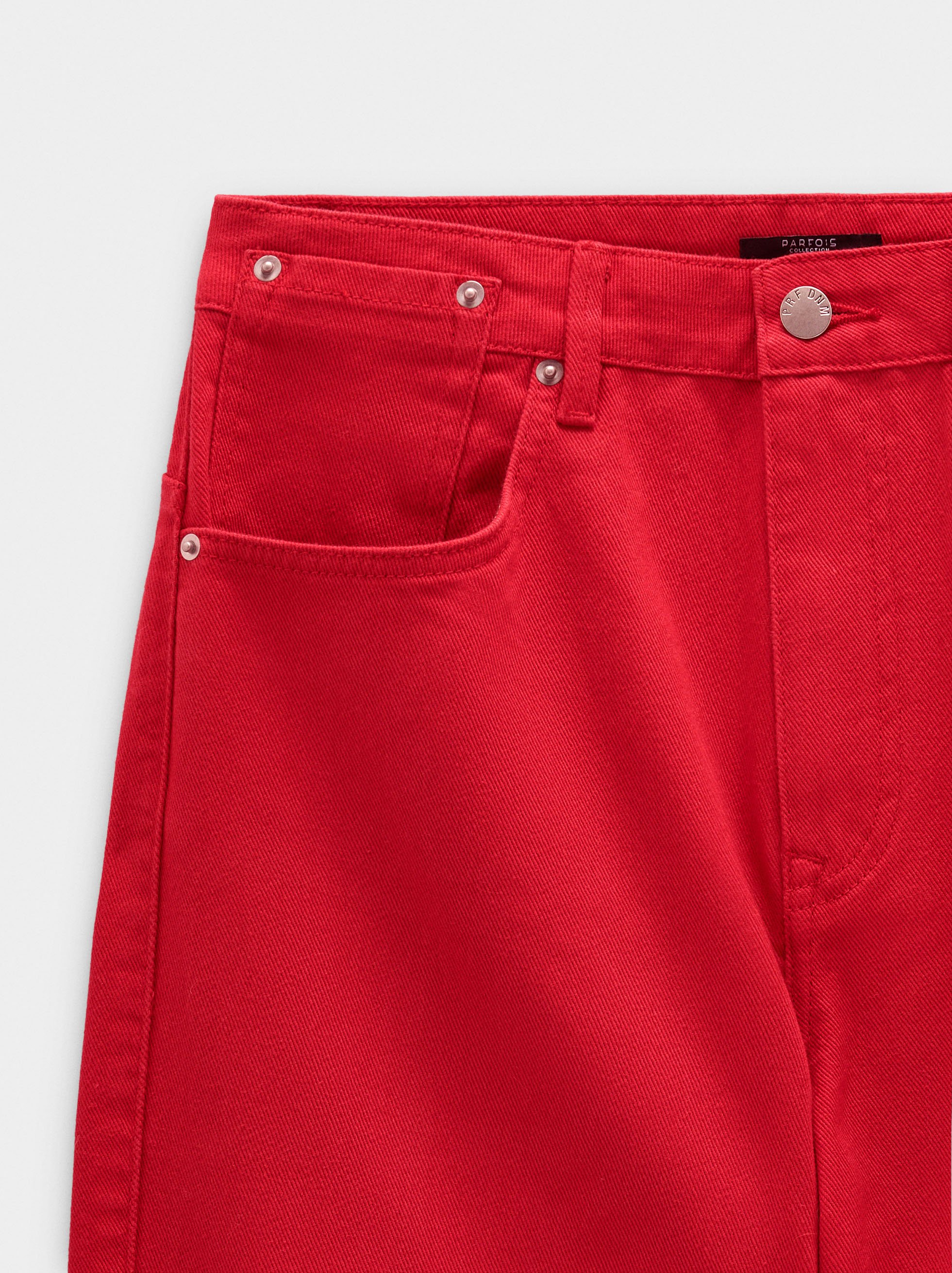 100% cotton denim trousers image number 6.0