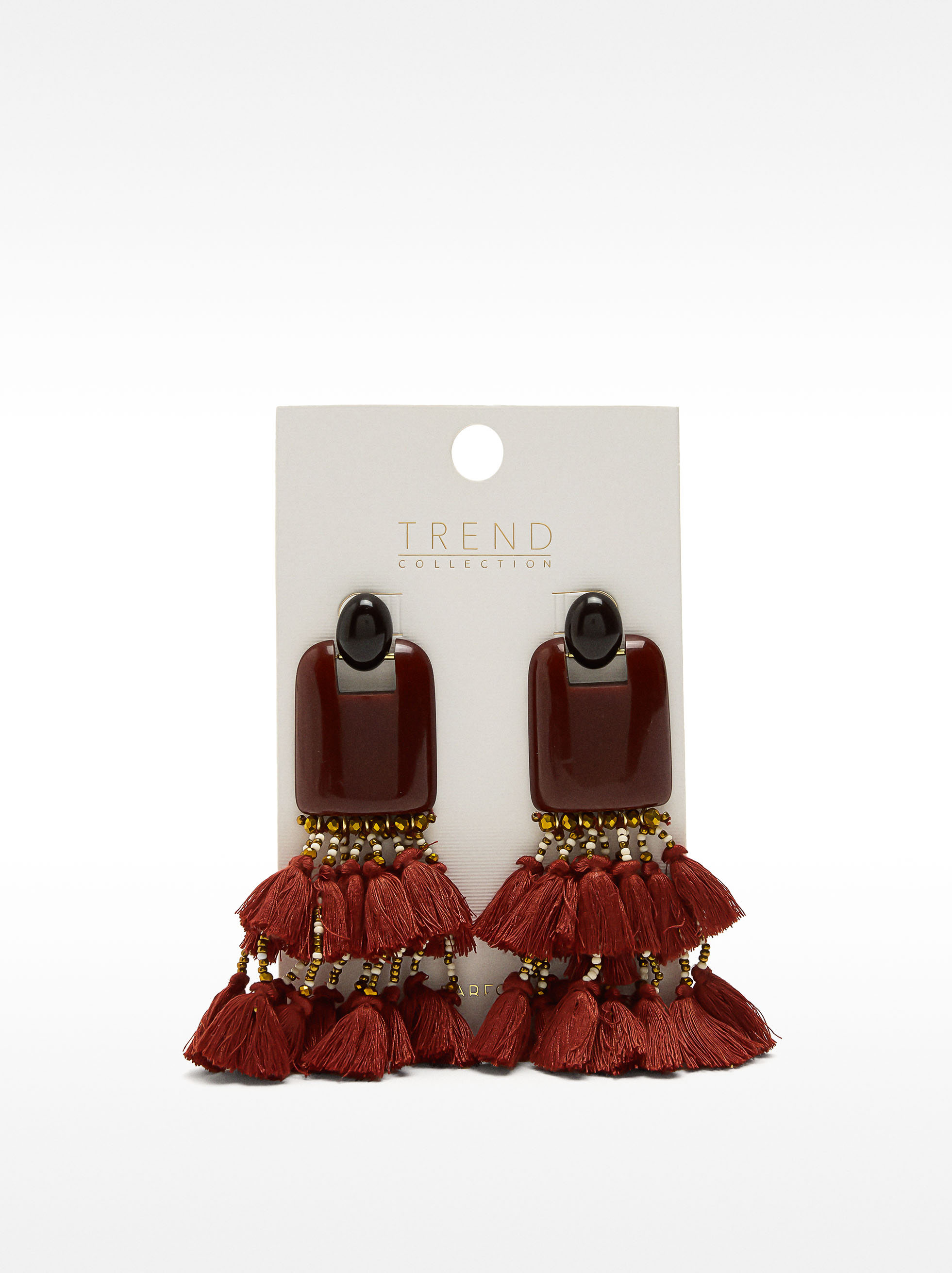 Pendientes maxi con borlas image number 3.0