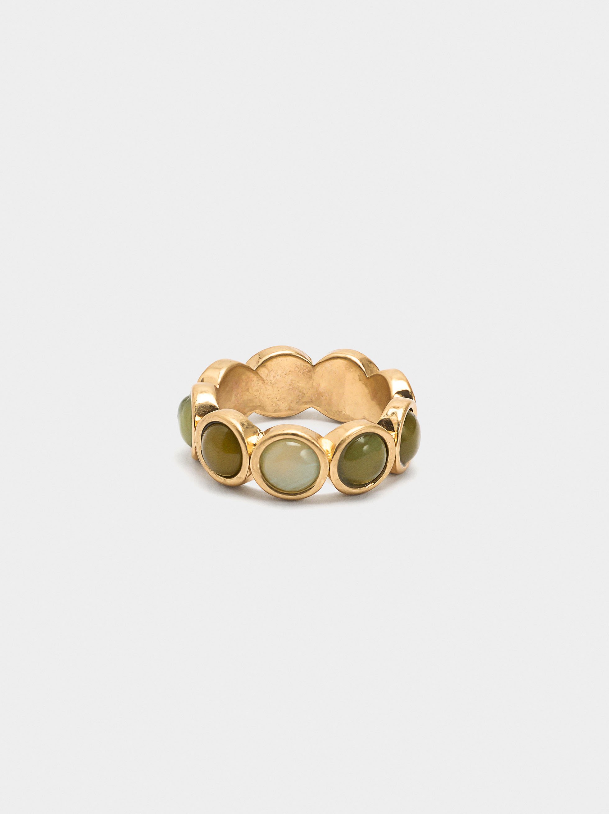 Ring with multicolor crystals image number 2.0