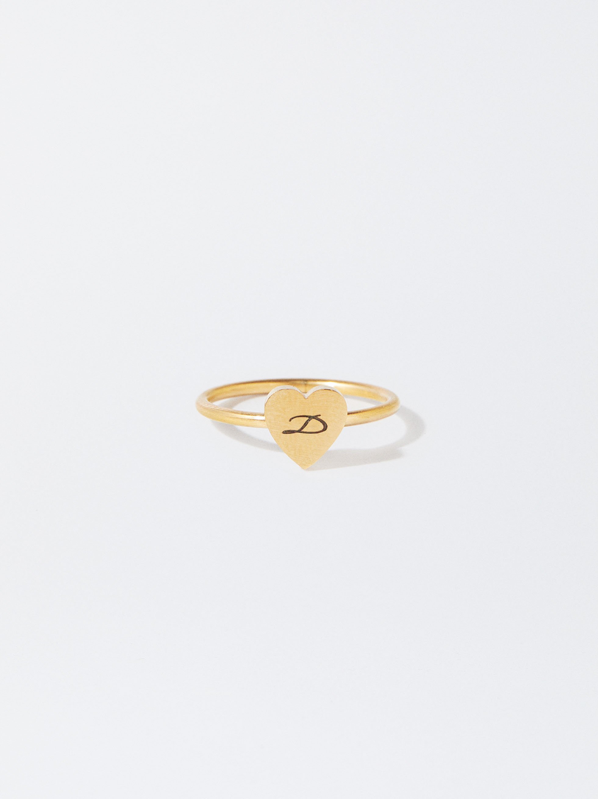 Stainless steel heart ring image number 1.0