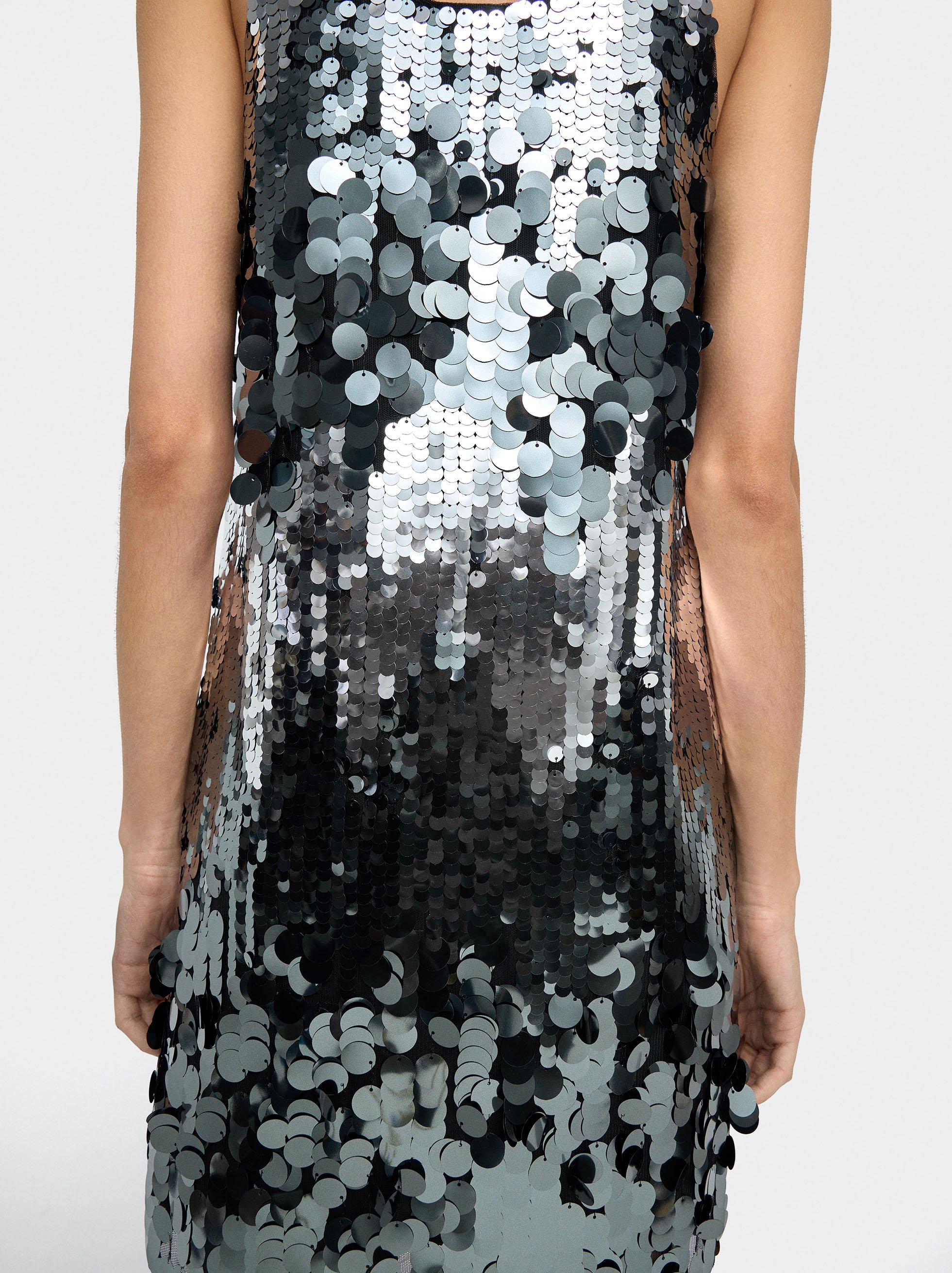 Short sequin dress image number 3.0