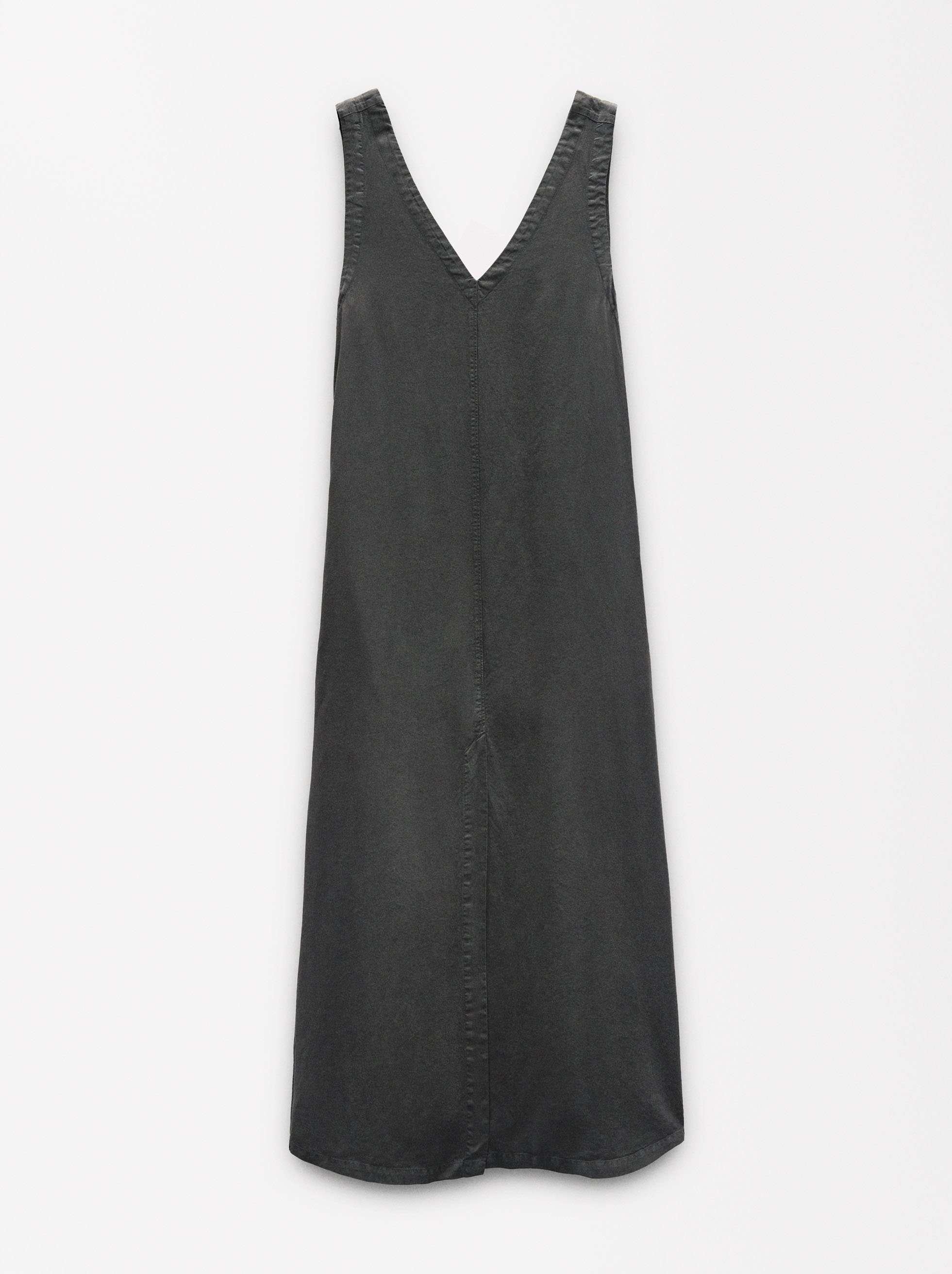 Robe longue 100 % lyocell image number 4.0