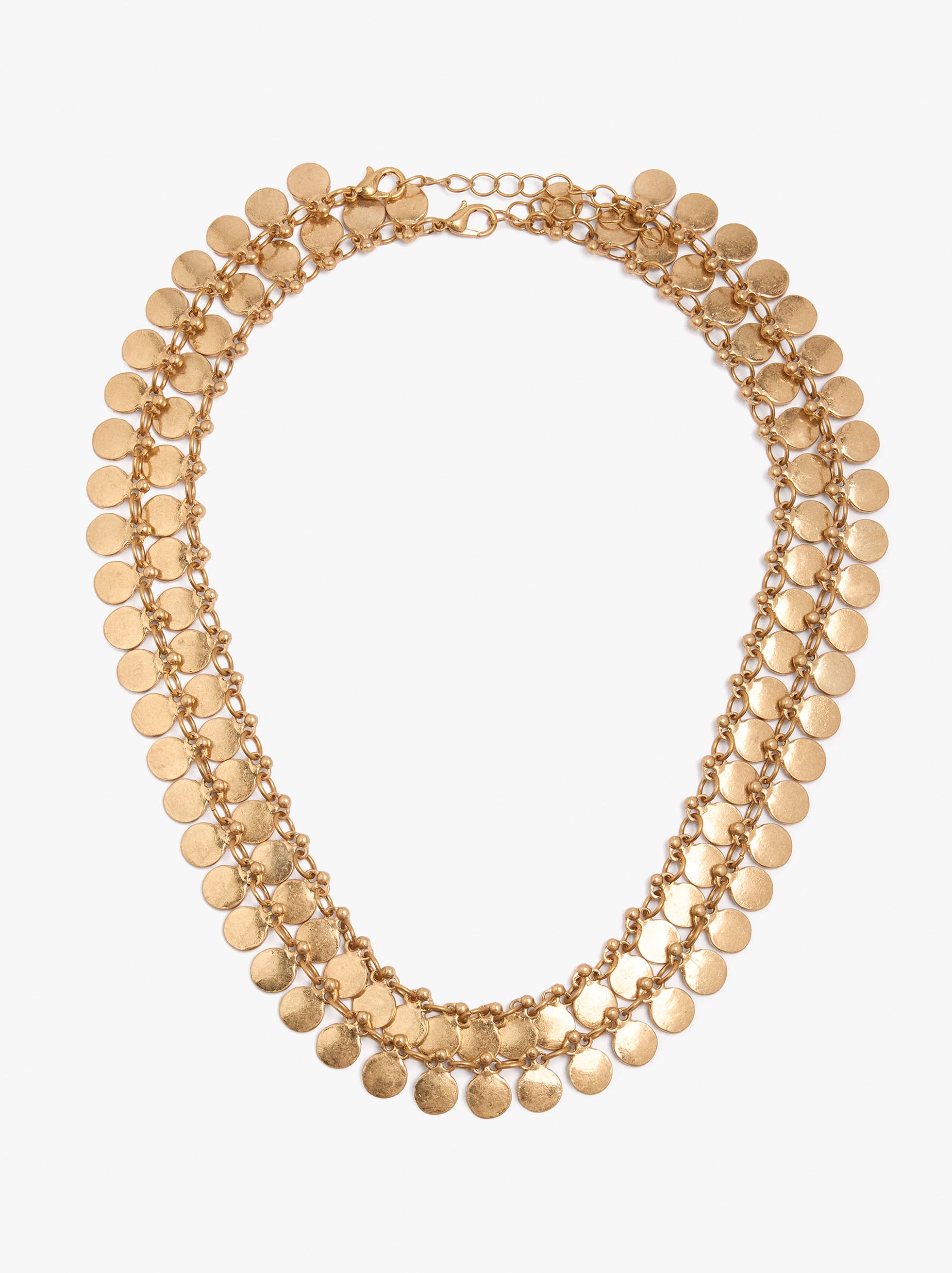 Set of short necklaces with medals image number 0.0