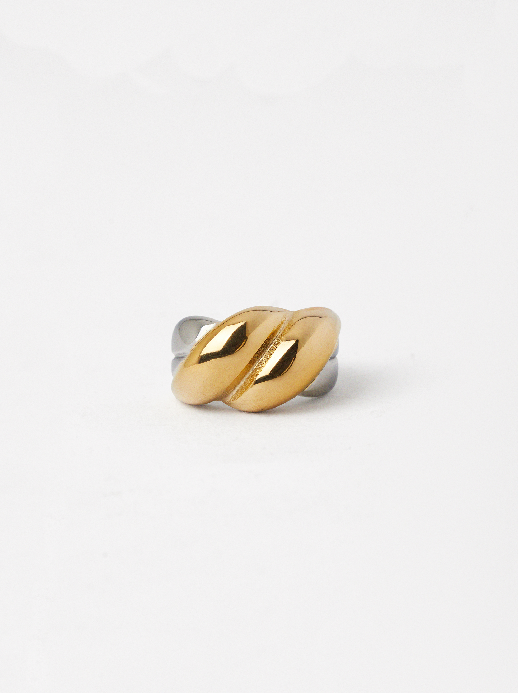 Braided Ring - Stainless Steel image number 1.0