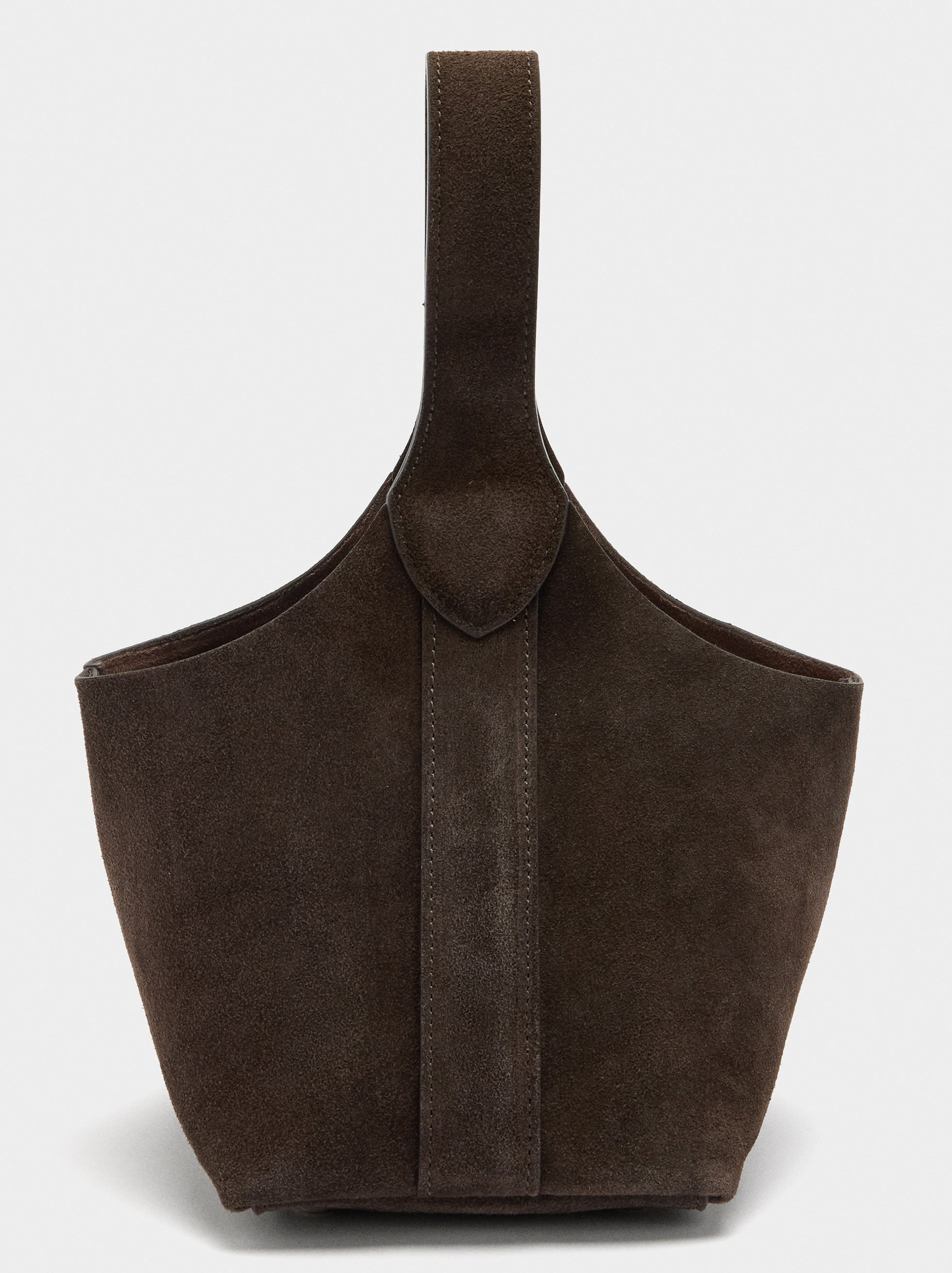 Suede bucket bag image number 1.0