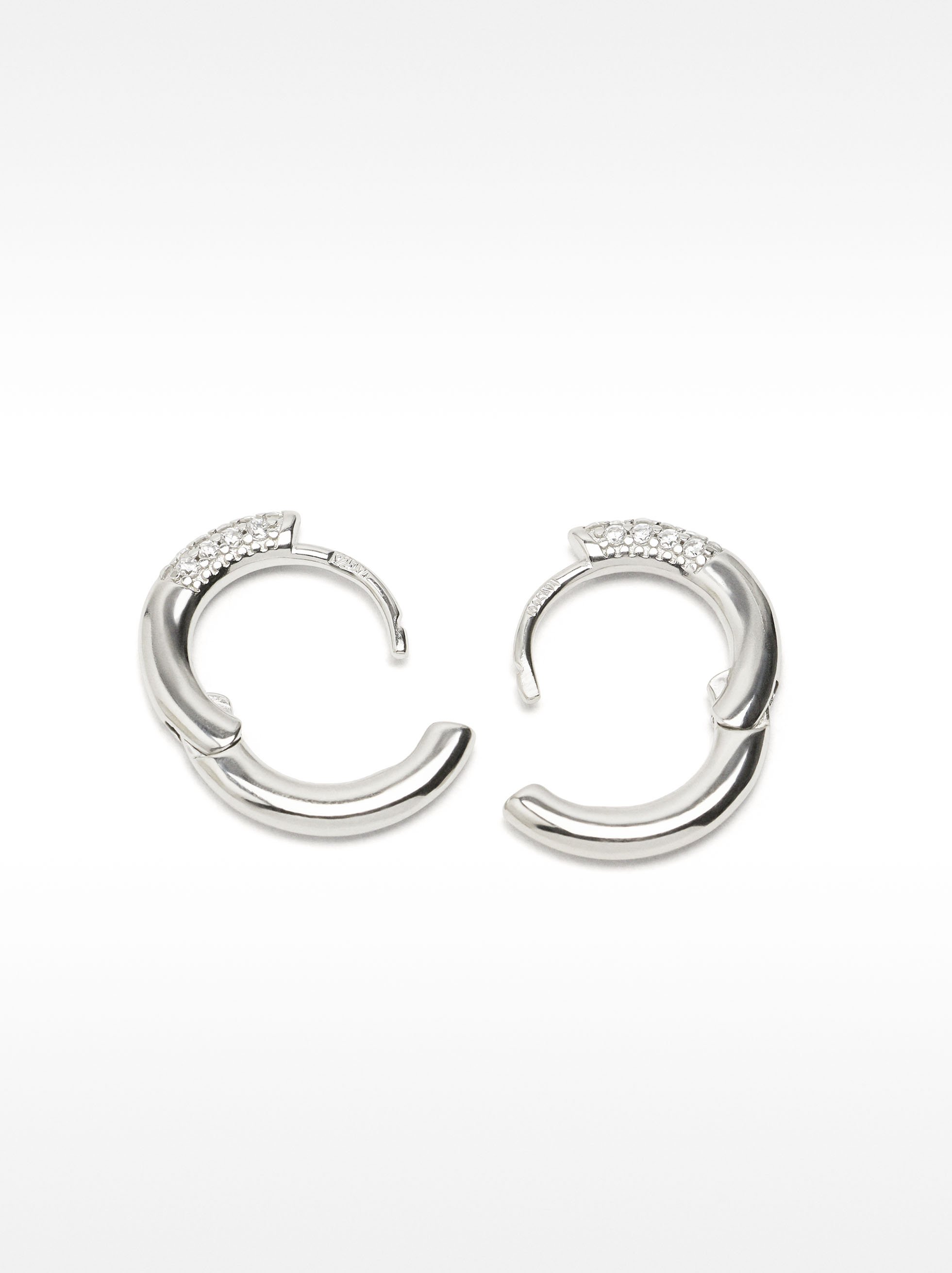 Cercei con zirconi – argento sterling 925 image number 3.0