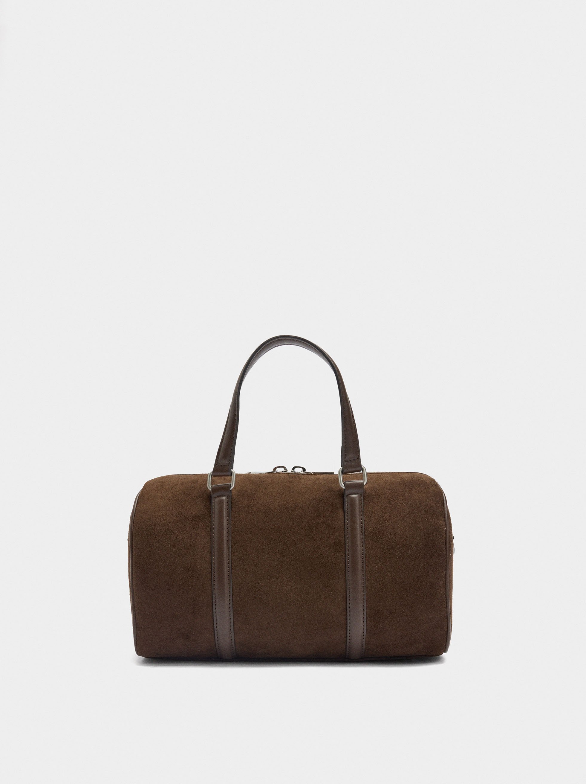 Bowling bag with suede effect image number 0.0