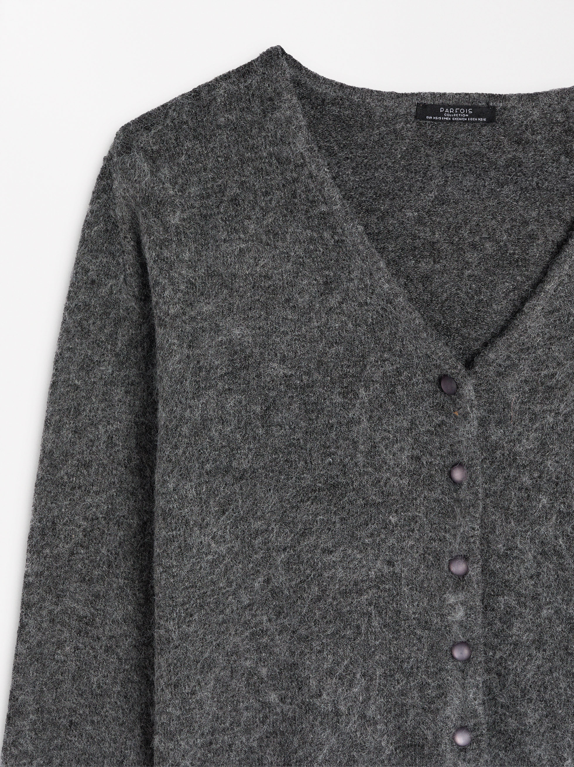Cardigan de malha com lã image number 6.0