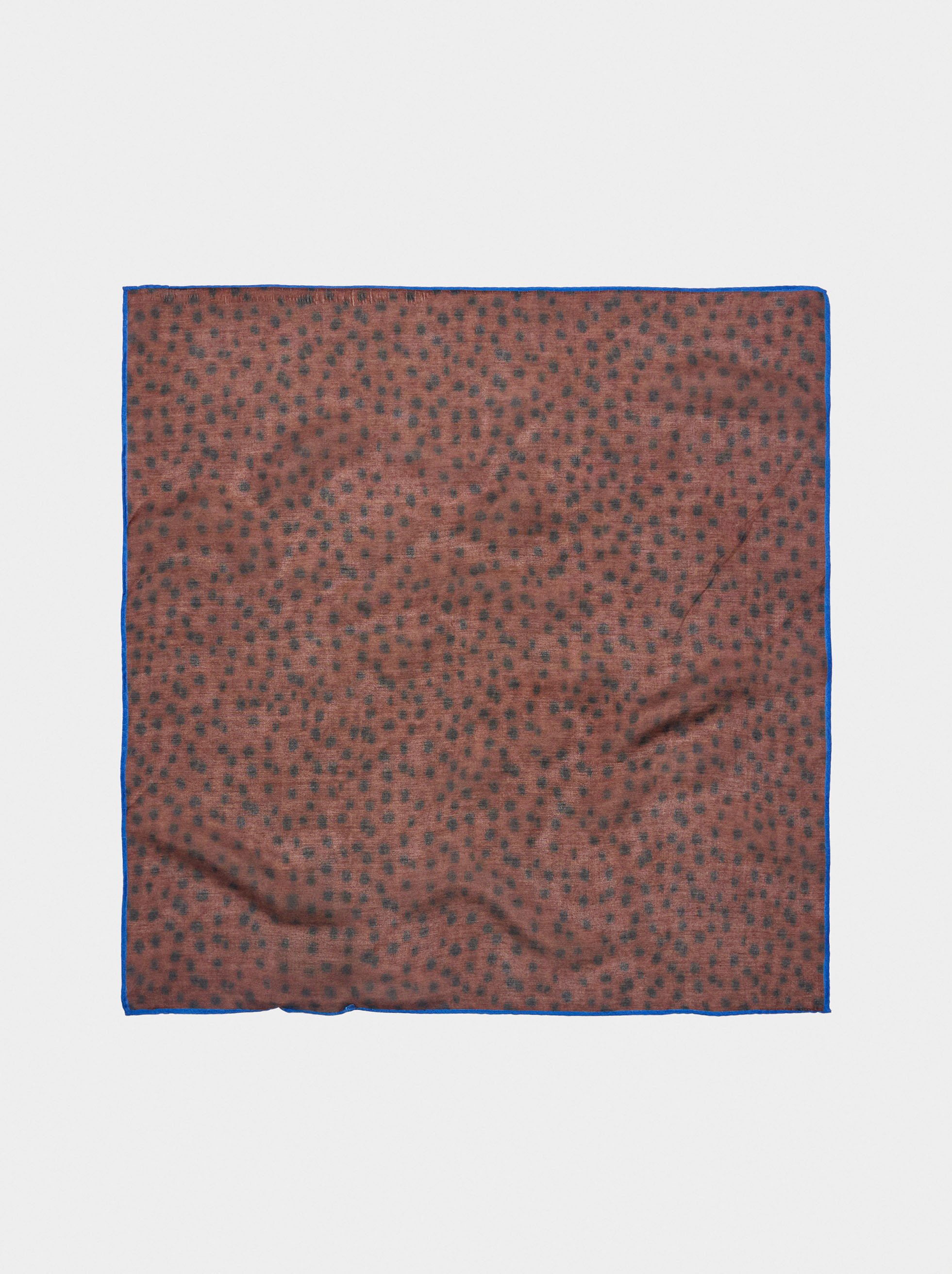 Foulard quadrato in misto seta image number 0.0