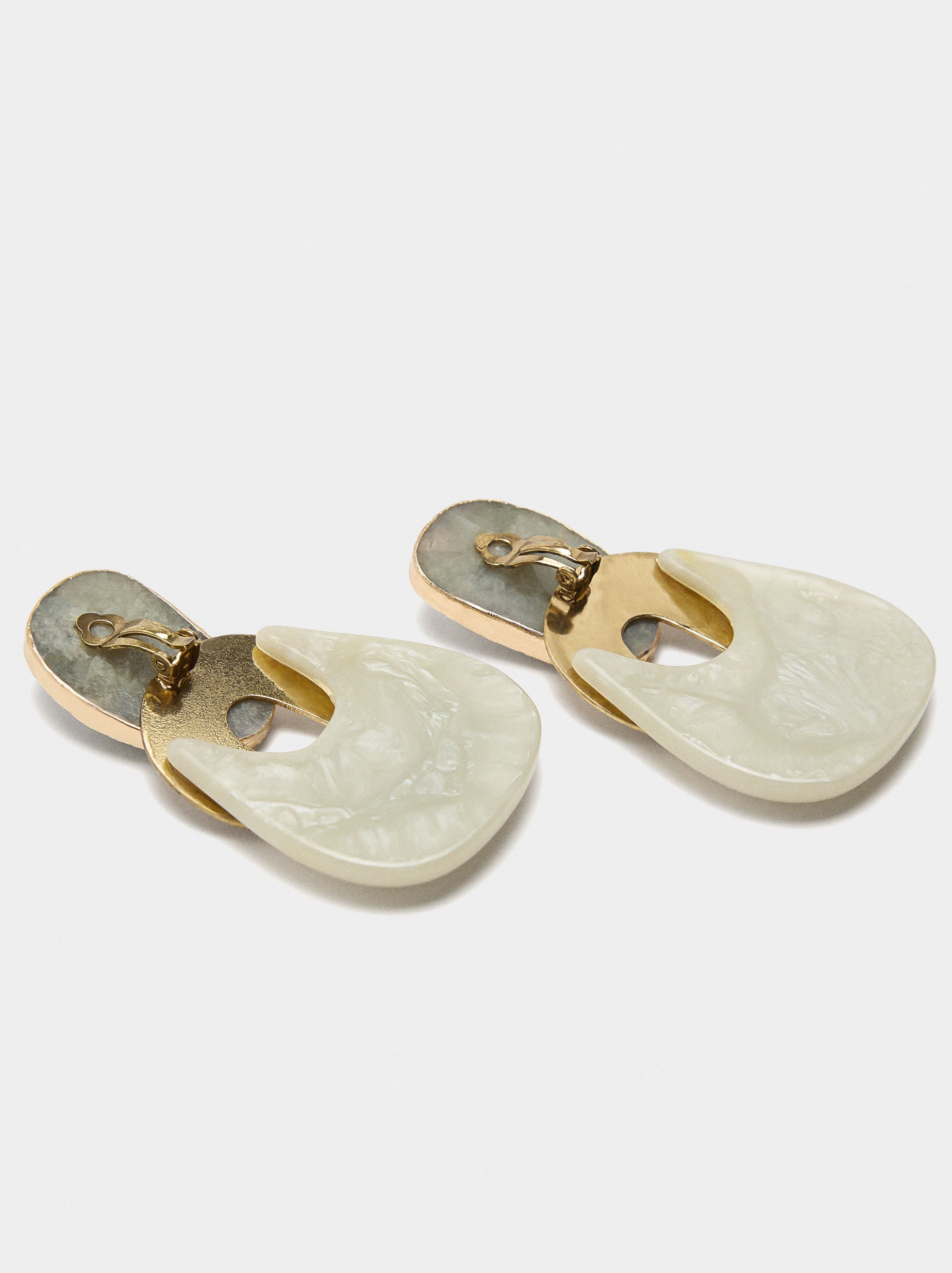 Maxi earrings with stones image number 2.0