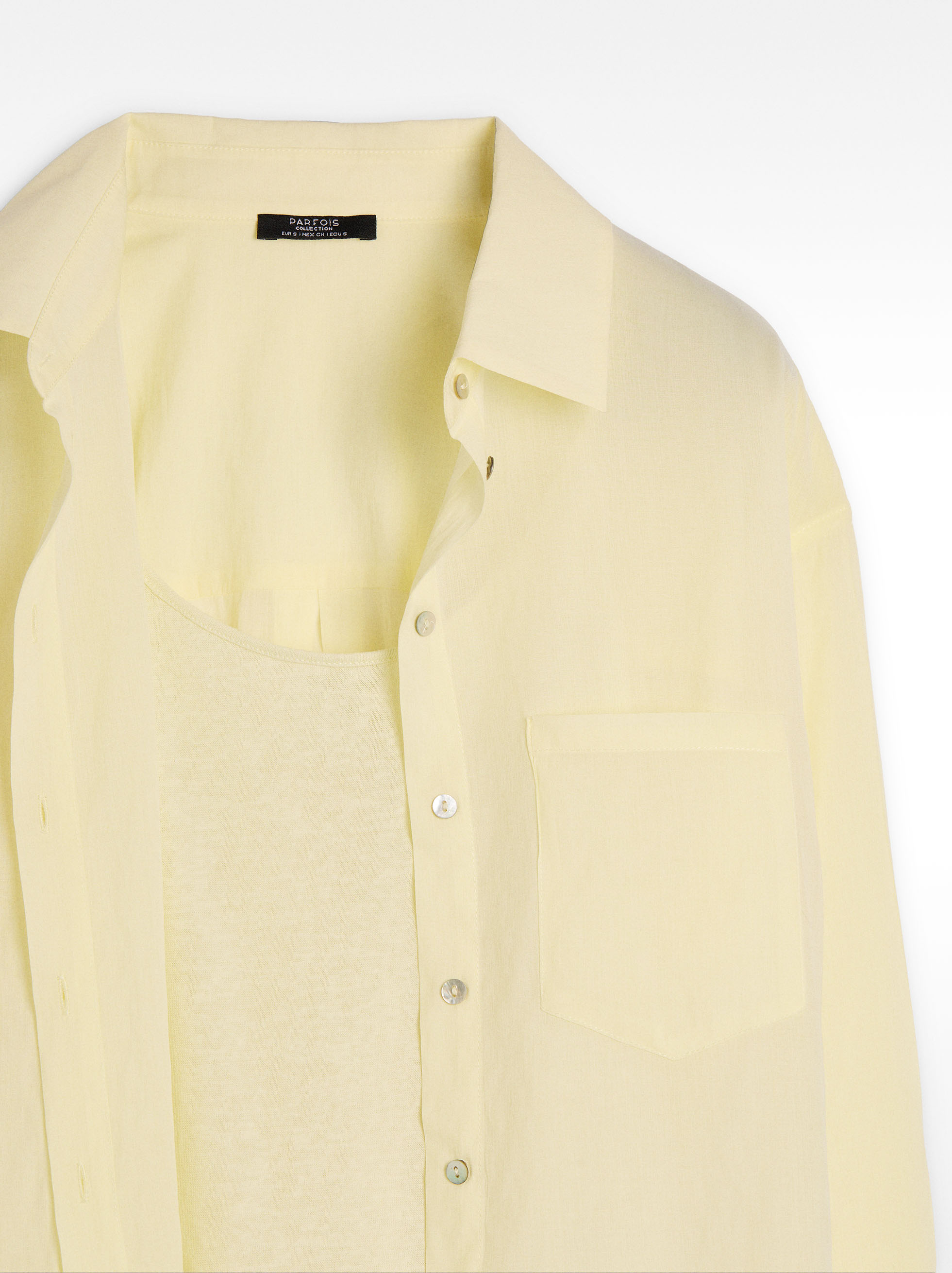 Shirt with inner top image number 7.0