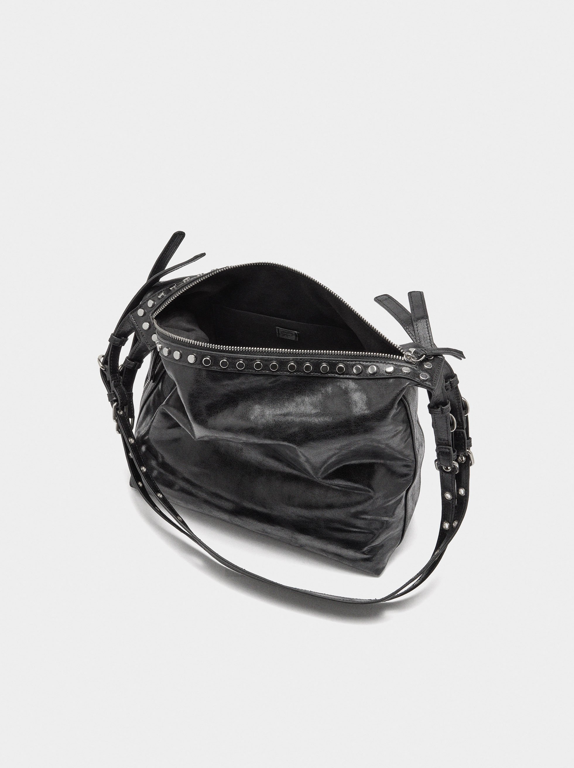 Shoulder bag with studs image number 3.0