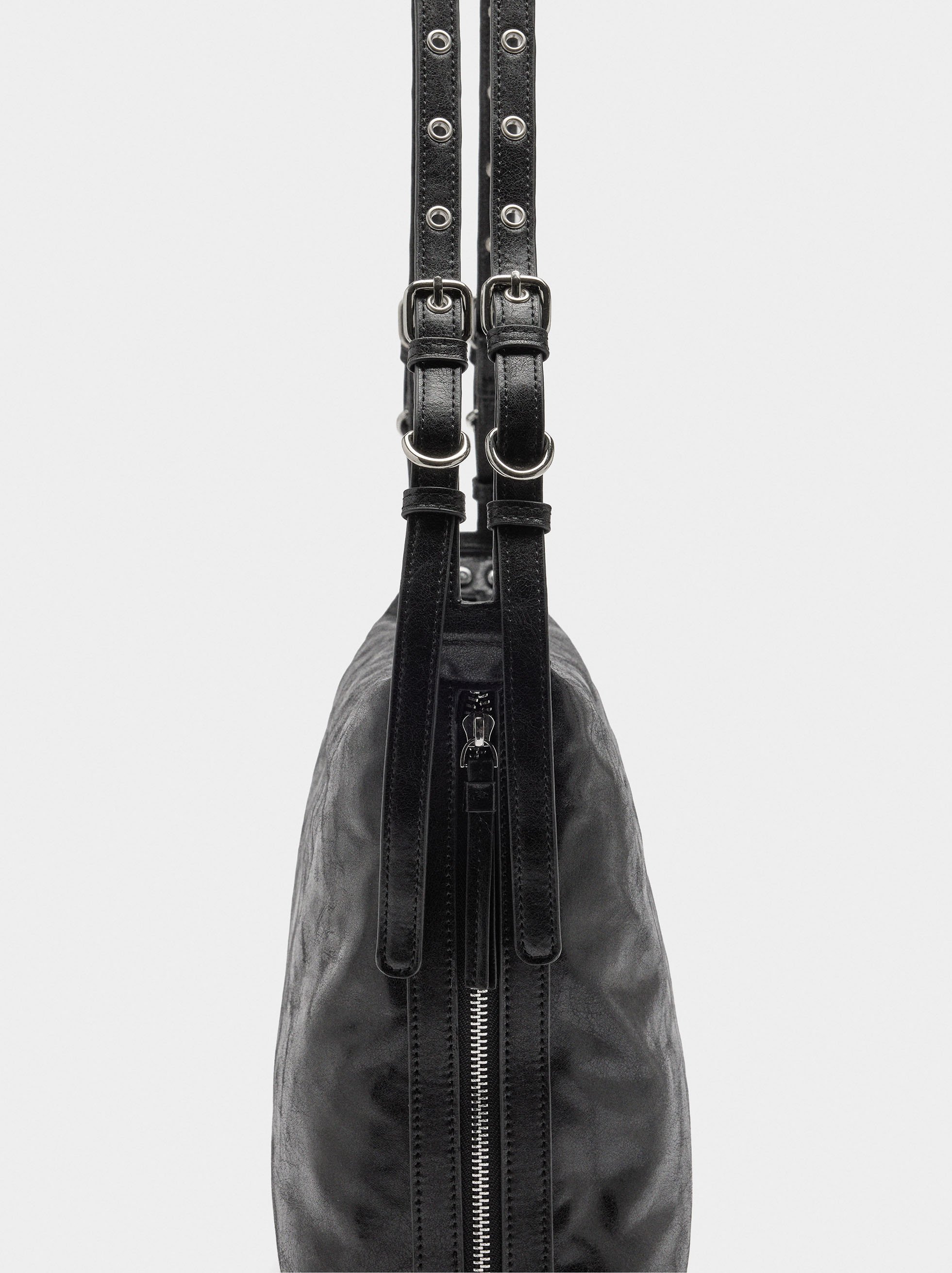 Shoulder bag with studs image number 1.0