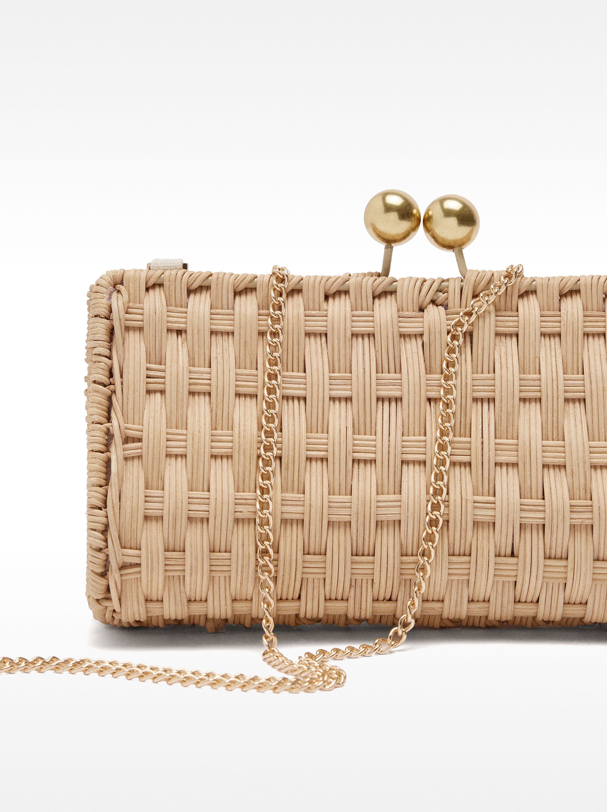 Geflochtene Rattan-Partytasche image number 2.0