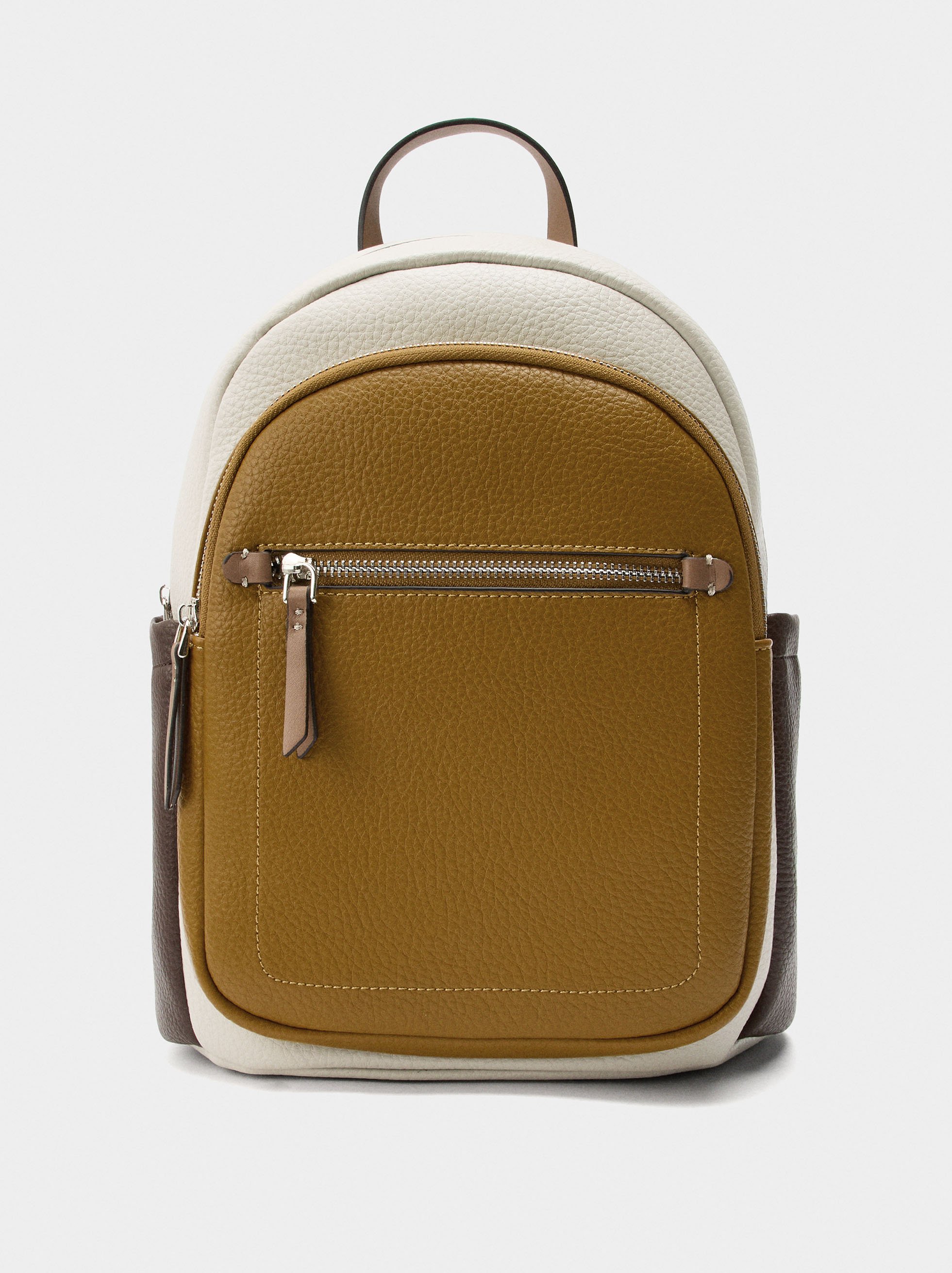 Colour block backpack image number 0.0