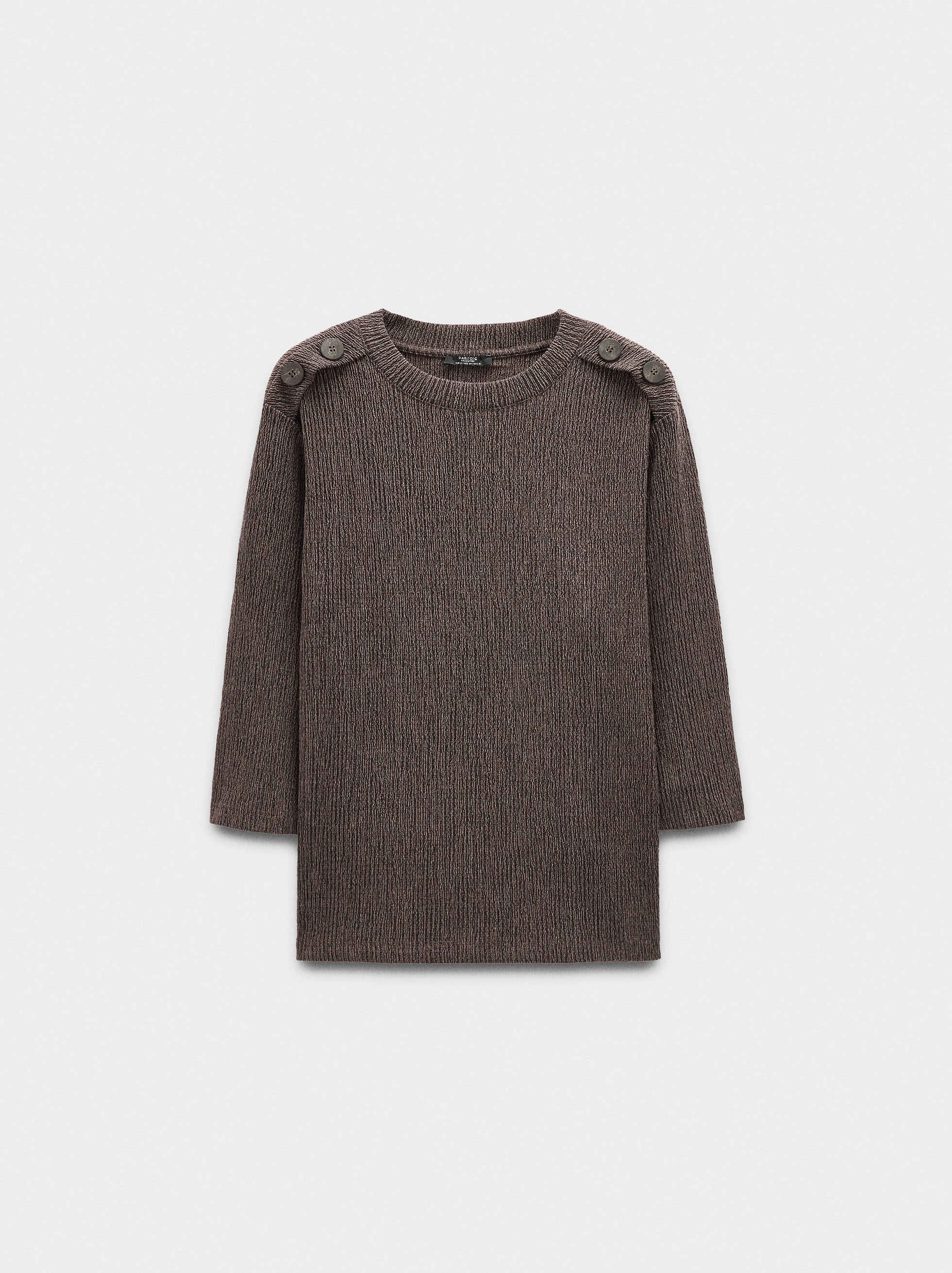 Jersei amb textura i detall de botons image number 4.0