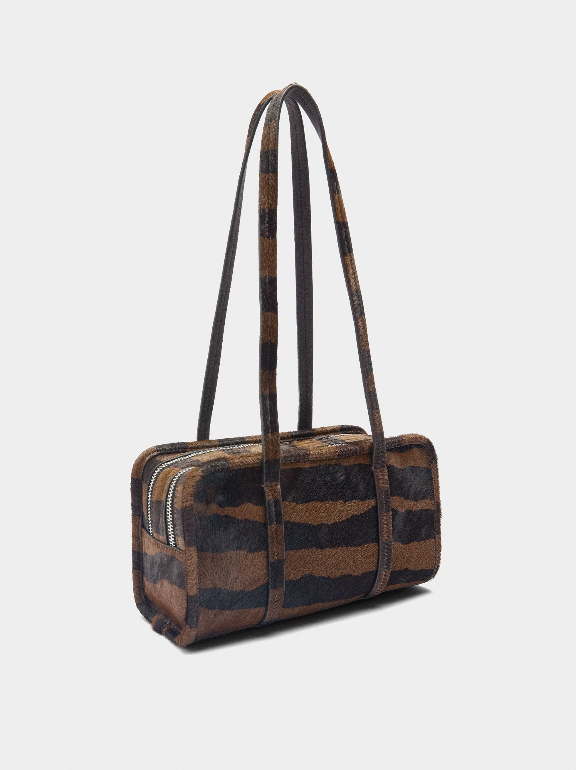 Bossa bowling de pell estampat animal image number 2.0