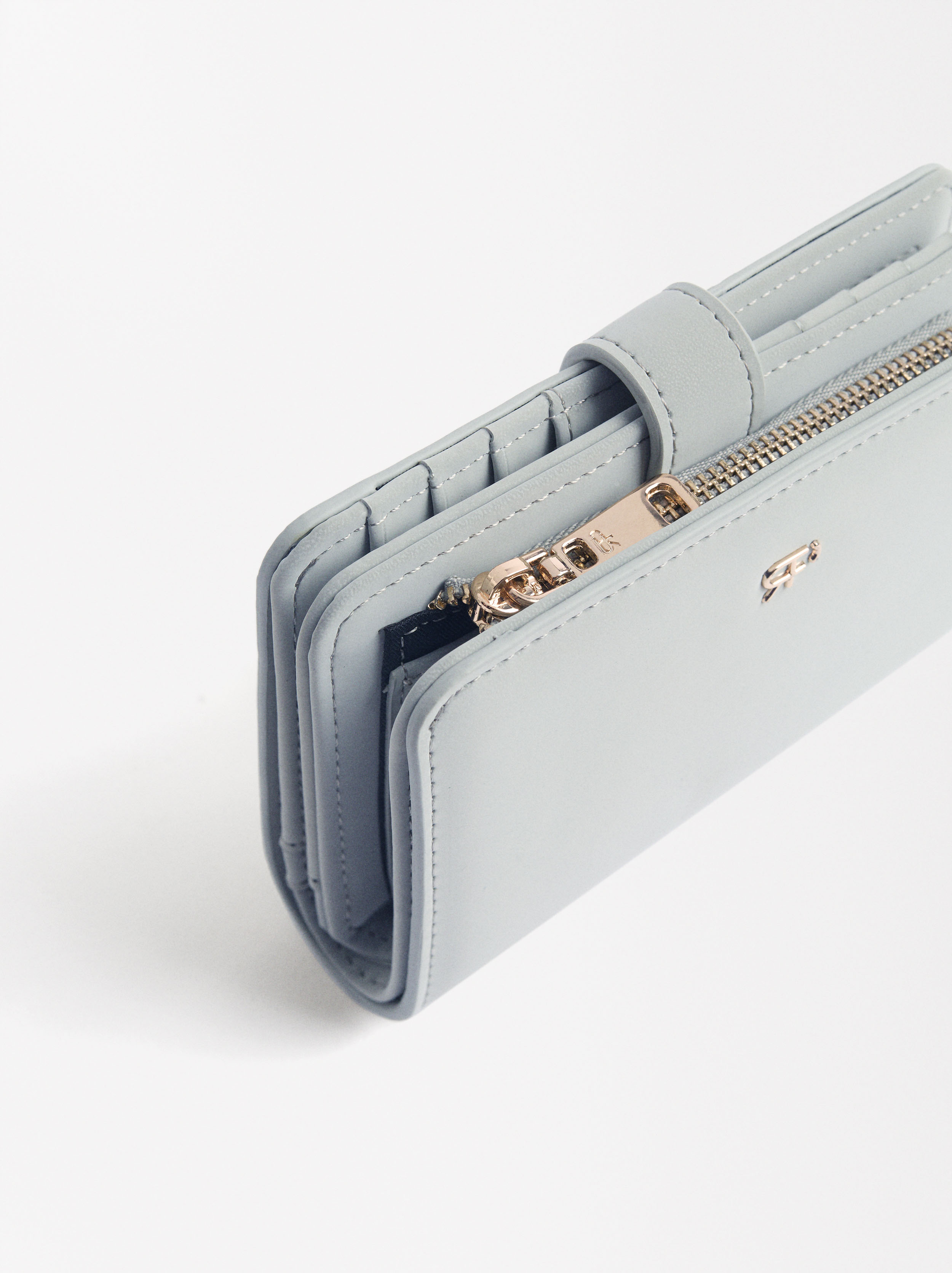 Velvety texture wallet image number 1.0