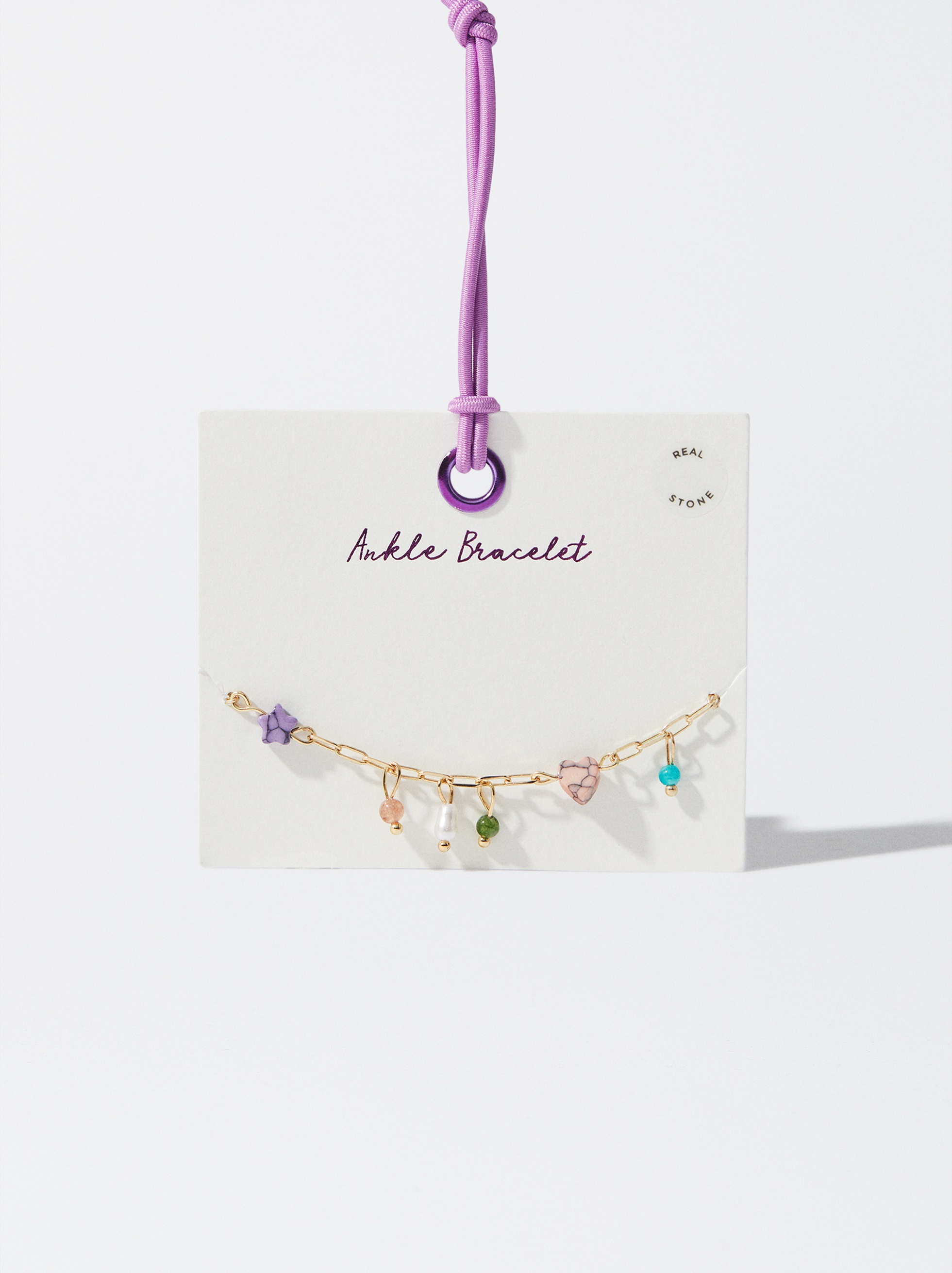 Baby Blue Metallic Chain Anklet | Claire's