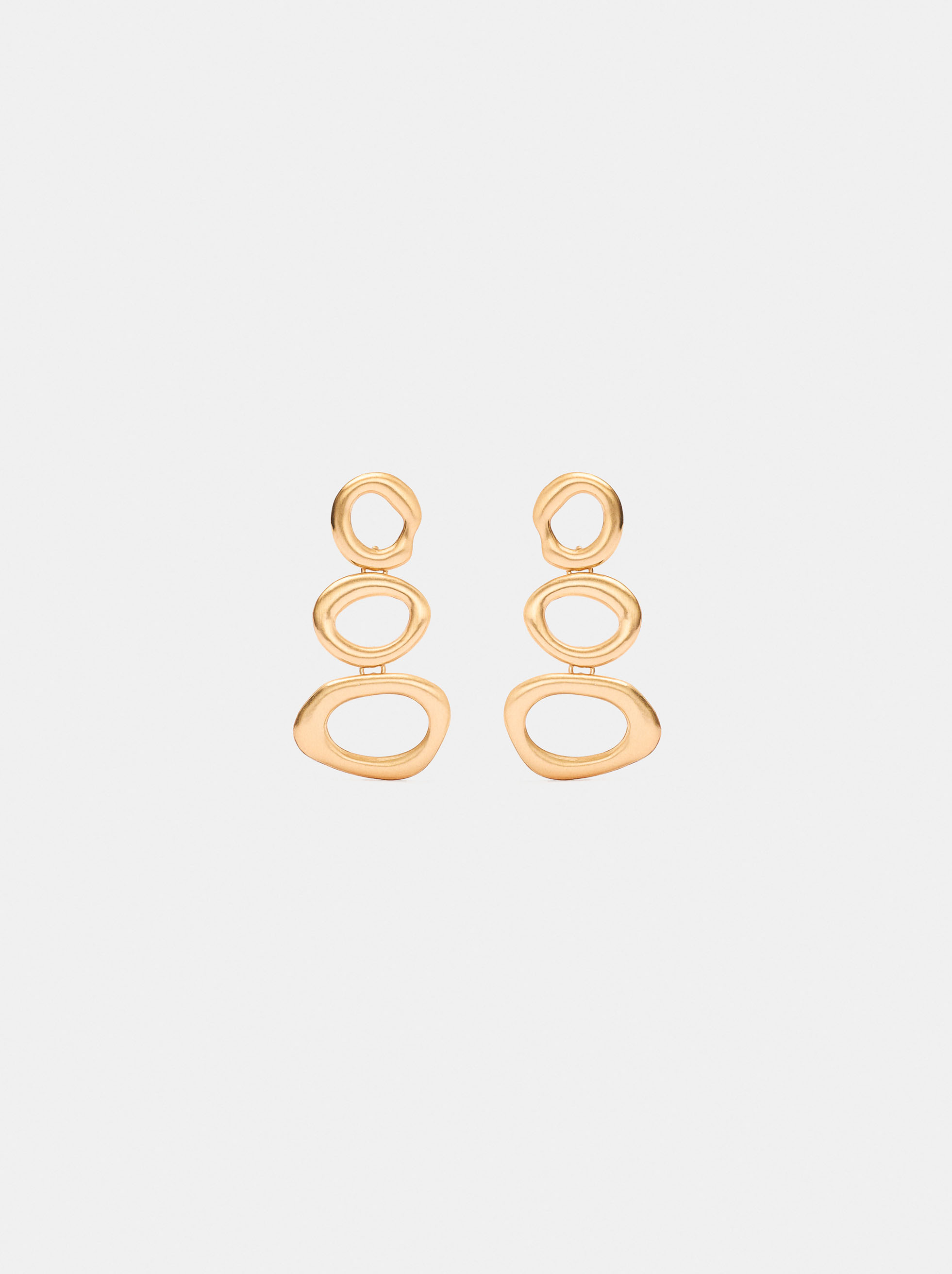 Pendientes largos con aros image number 0.0