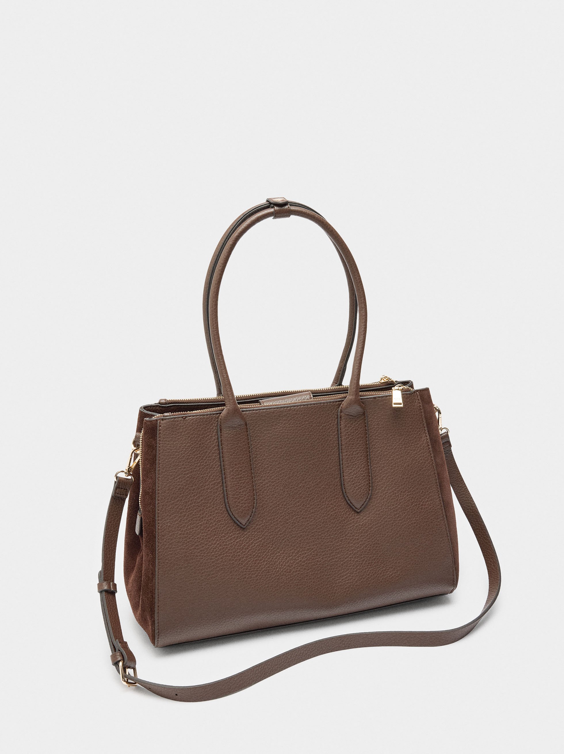 Bag for 13" laptop with leather details image number 3.0