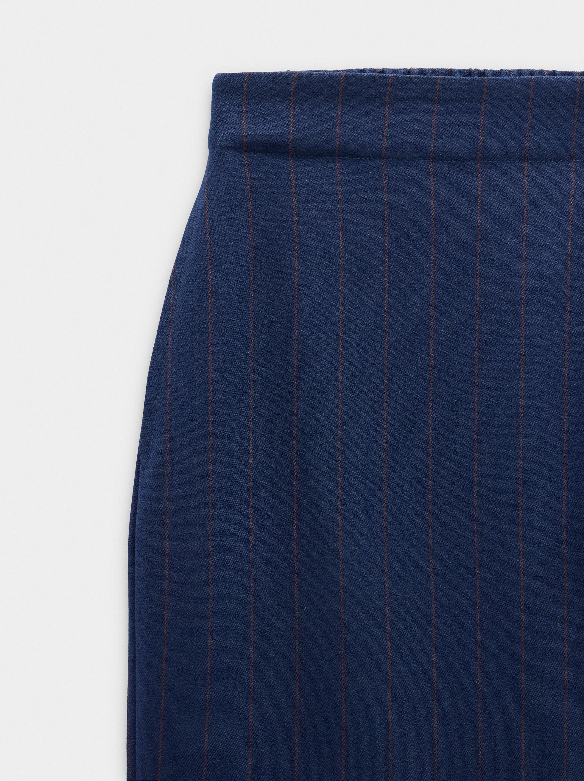 Trousers with pinstripe image number 5.0