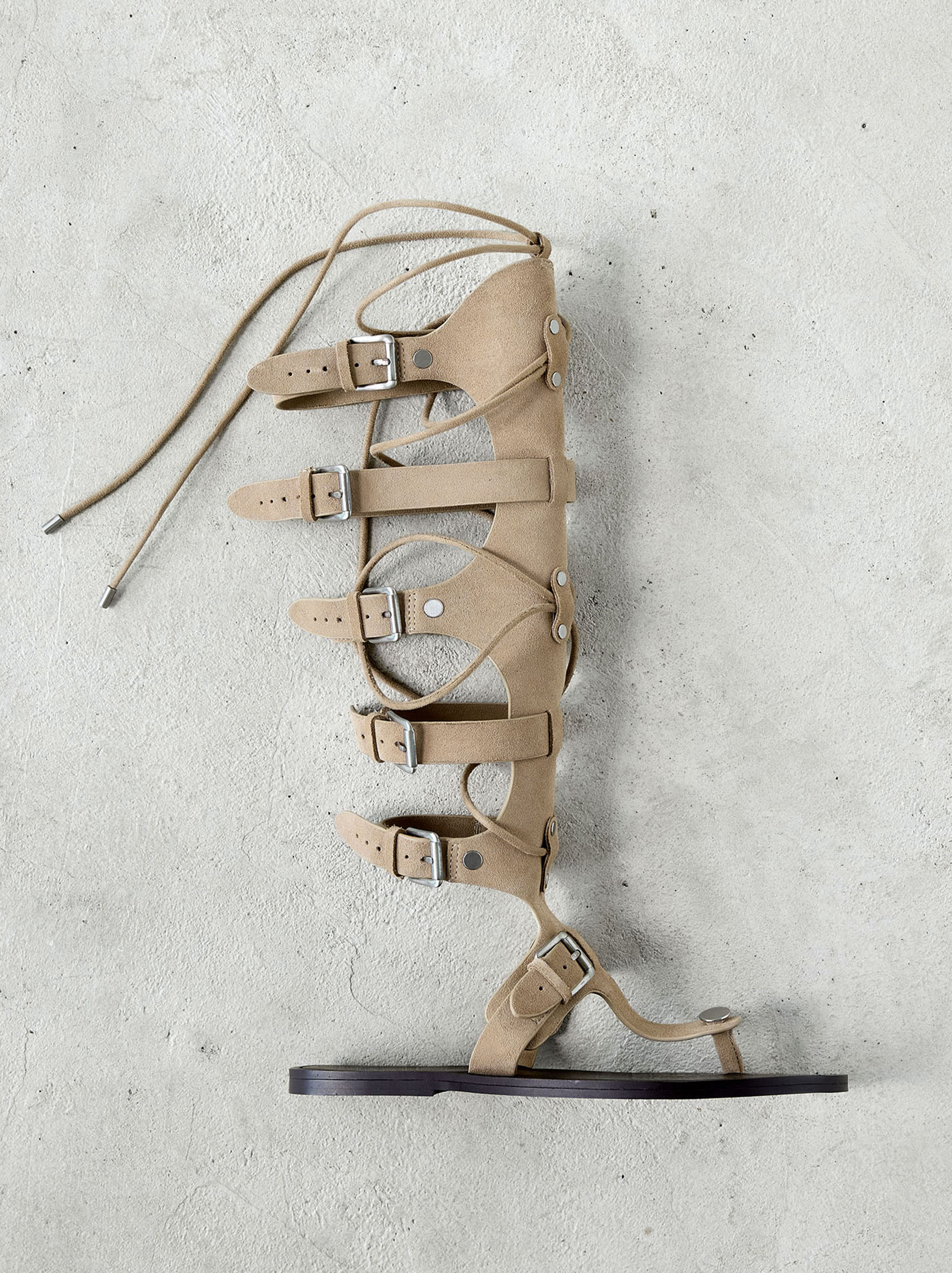 Leather gladiator sandals