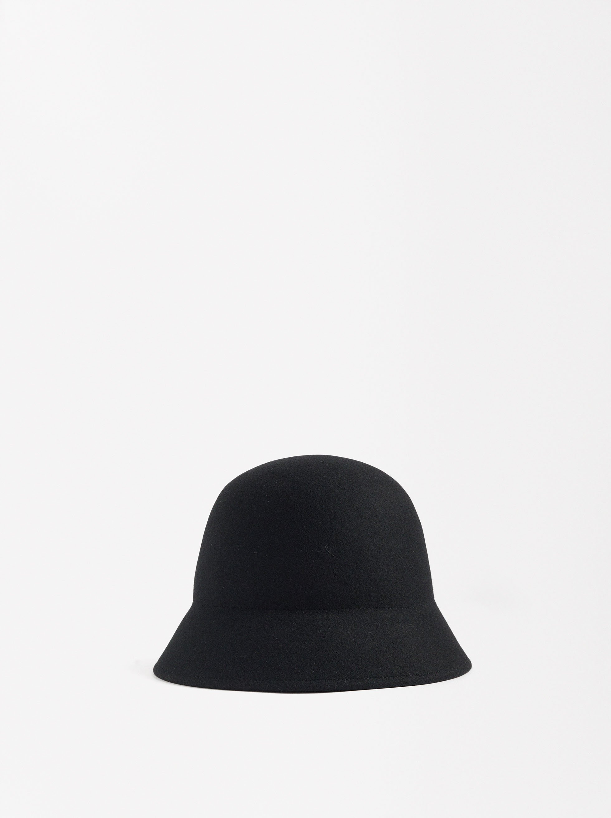 Wool bucket hat, Black, hi-res
