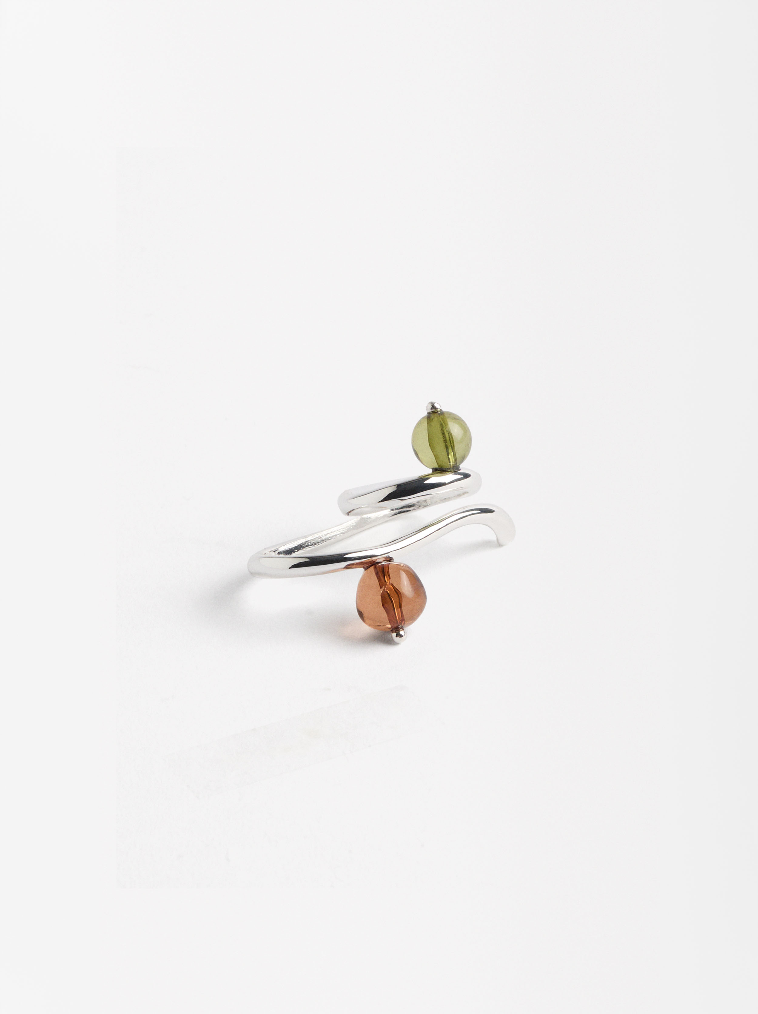 Anello crociato con perle image number 3.0
