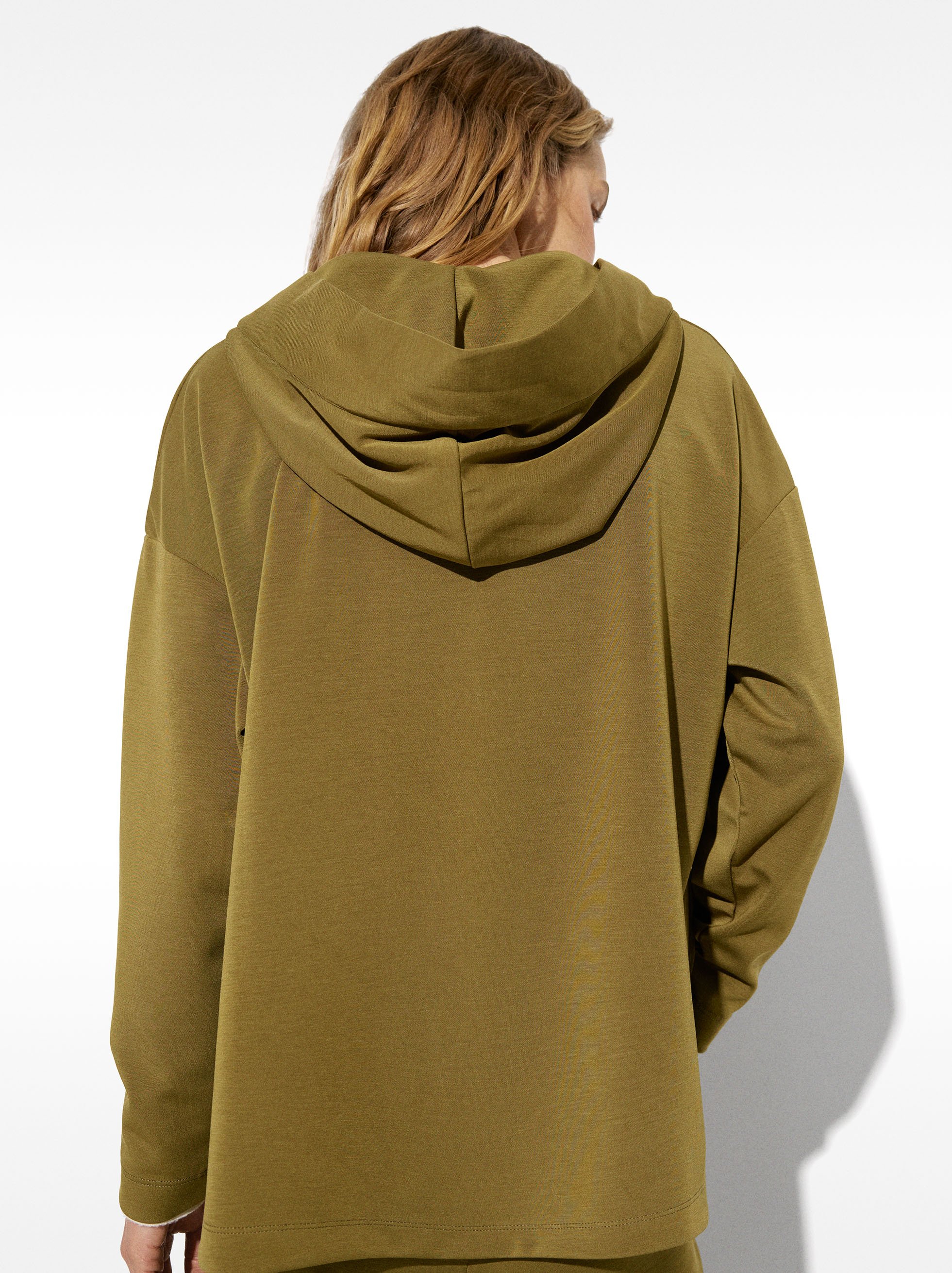 Pullover in maglia con cappuccio image number 3.0