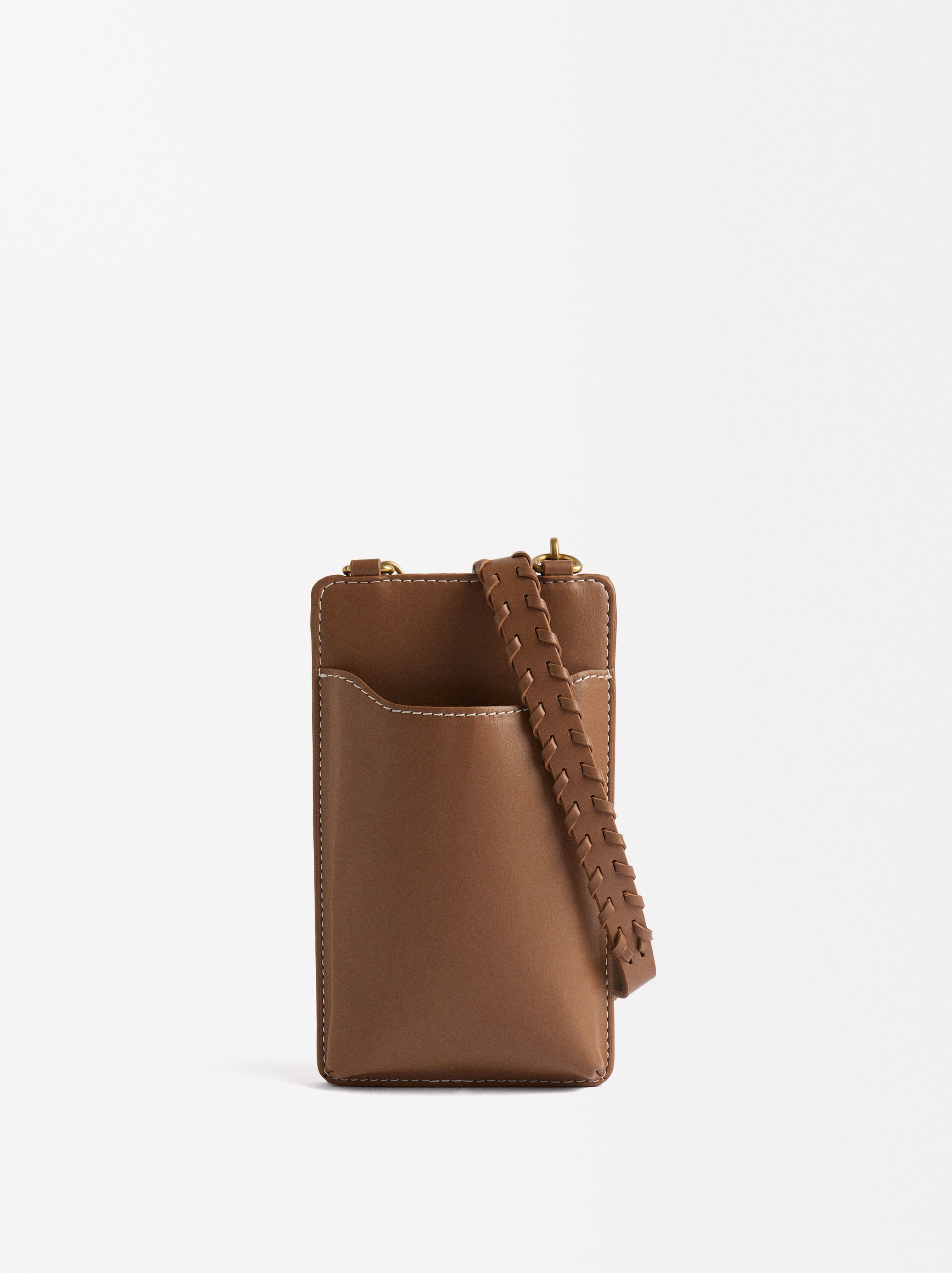 Braided strap mobile phone bag image number 0.0